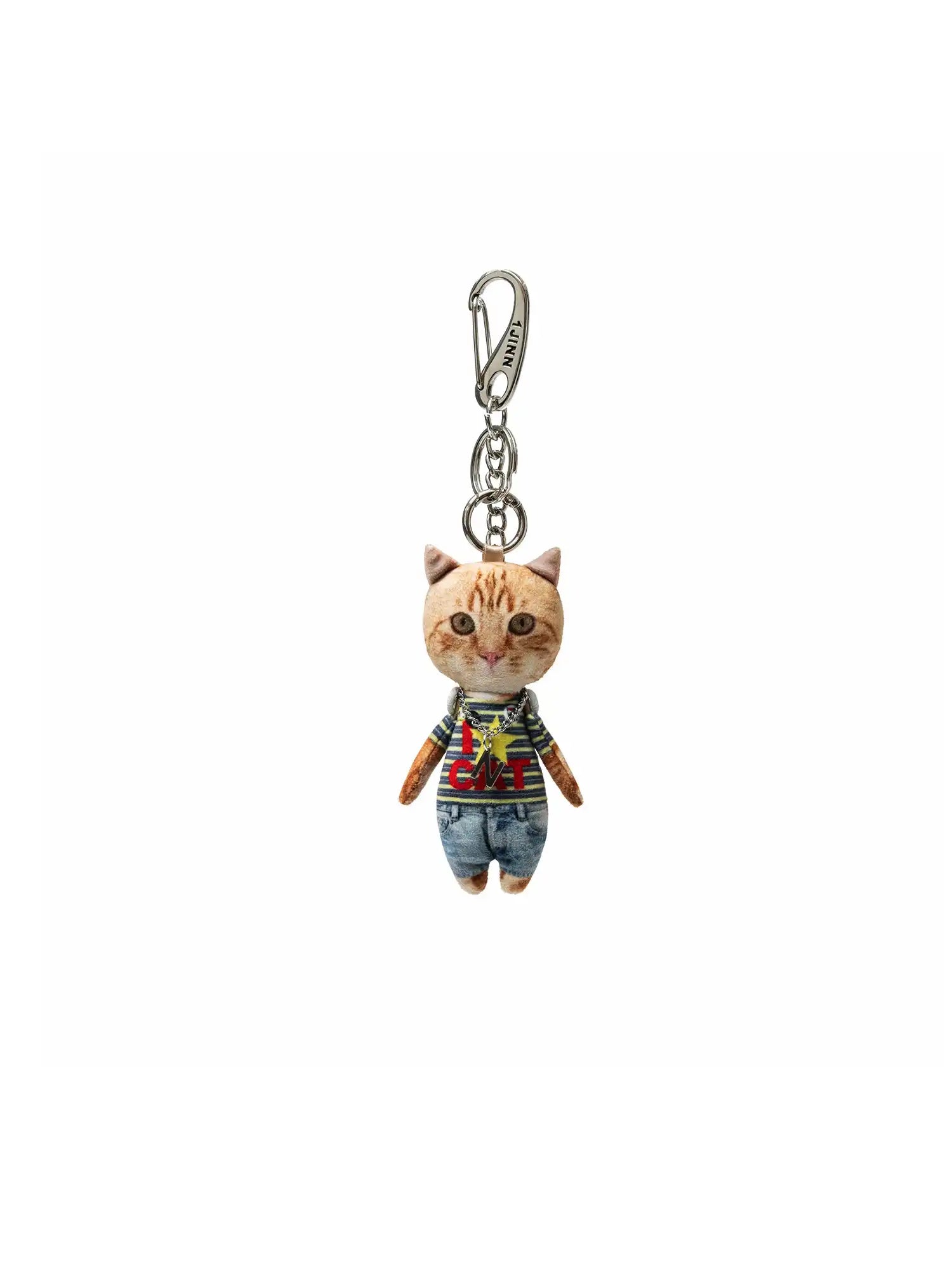 1Jinn Studio Kawaii Plush Cat Keychain | Canton Collective