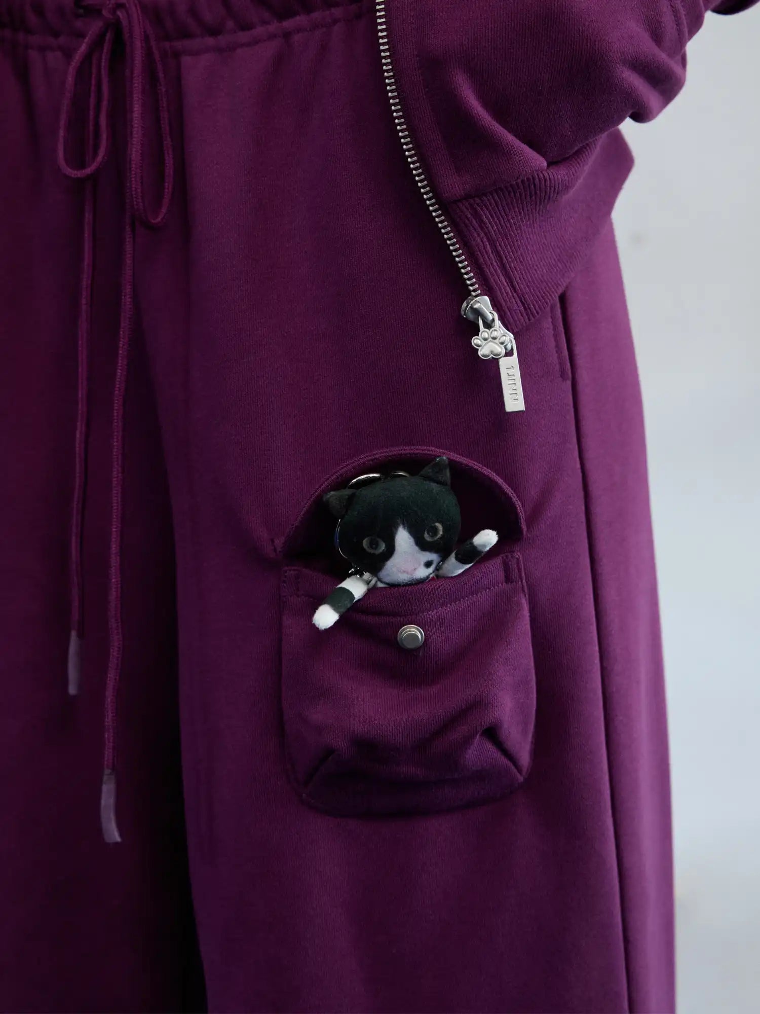 1Jinn Studio Kawaii Plush Cat Keychain | Canton Collective