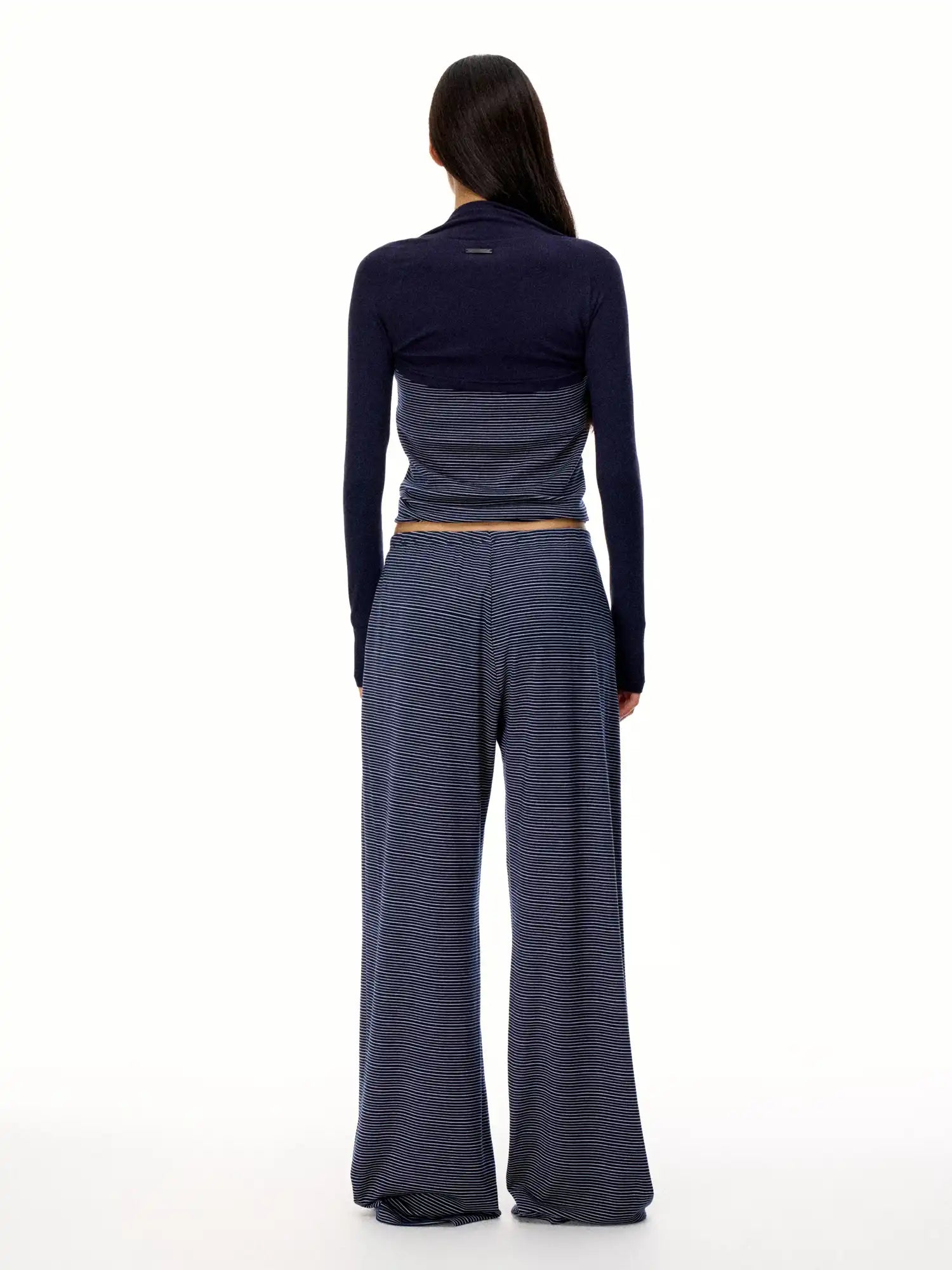 FIRST FLOOR Knitted Striped Tie-Up Tube Set | Canton Collective