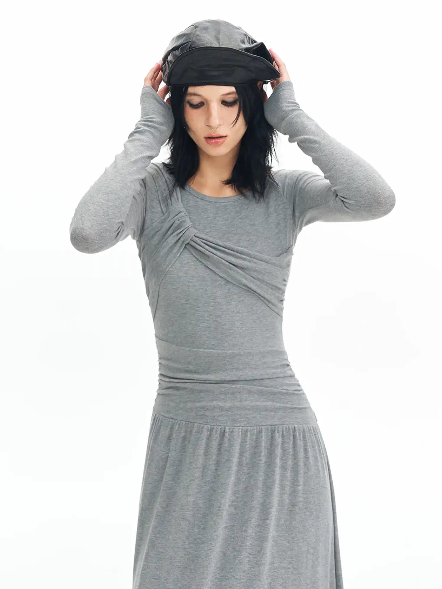 Deleteex Knot-Detail Dress | Canton Collective