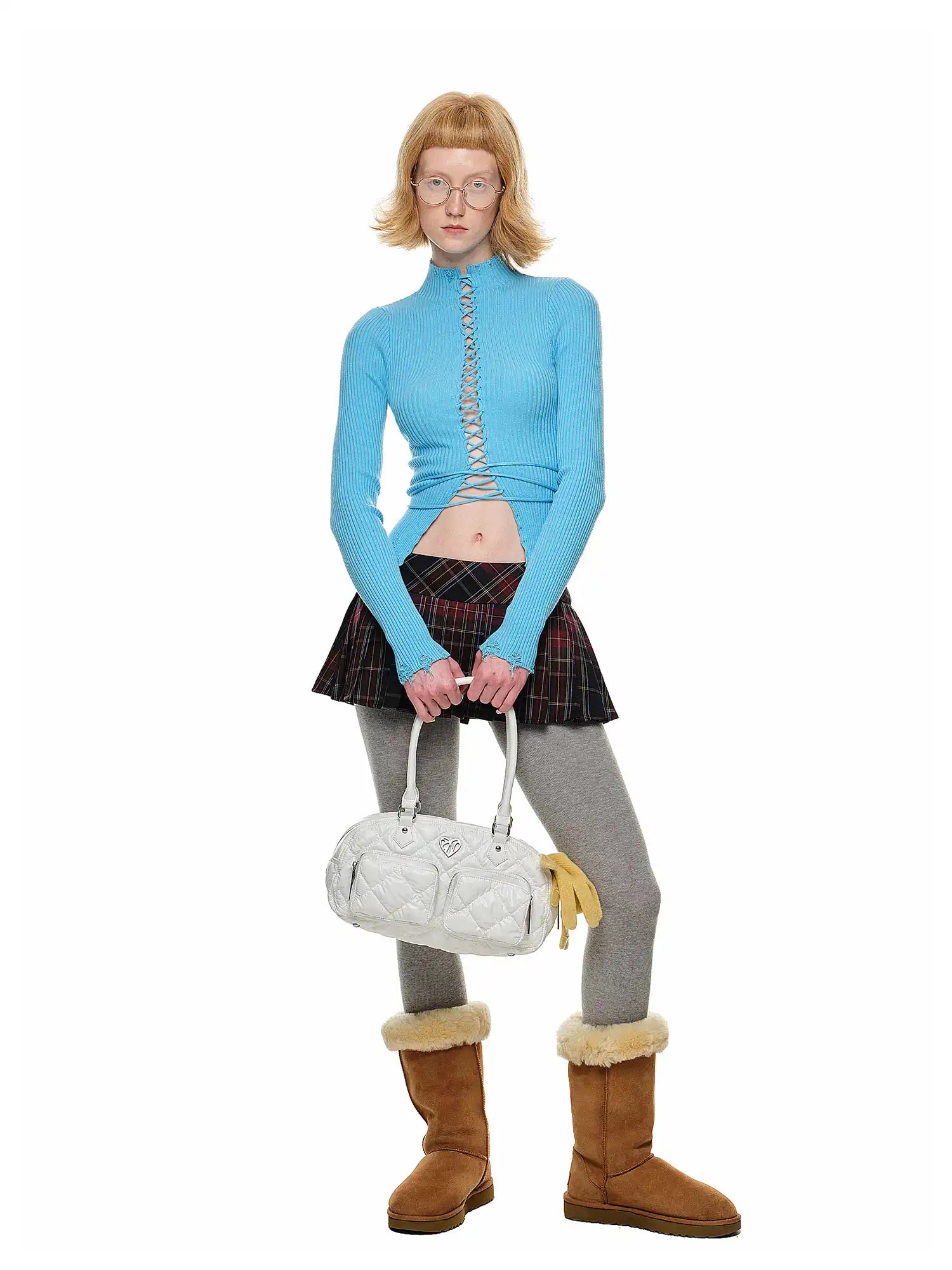 1Jinn Studio Lace-up Long Sleeve Top | Canton Collective