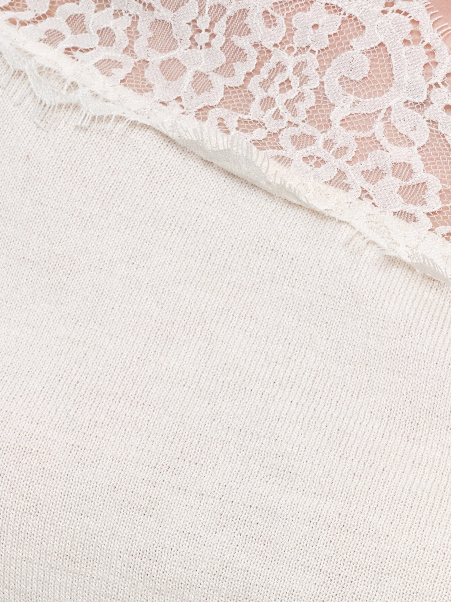 1Jinn Studio Lace Off-Shoulder Cashmere Blend Top | Canton Collective