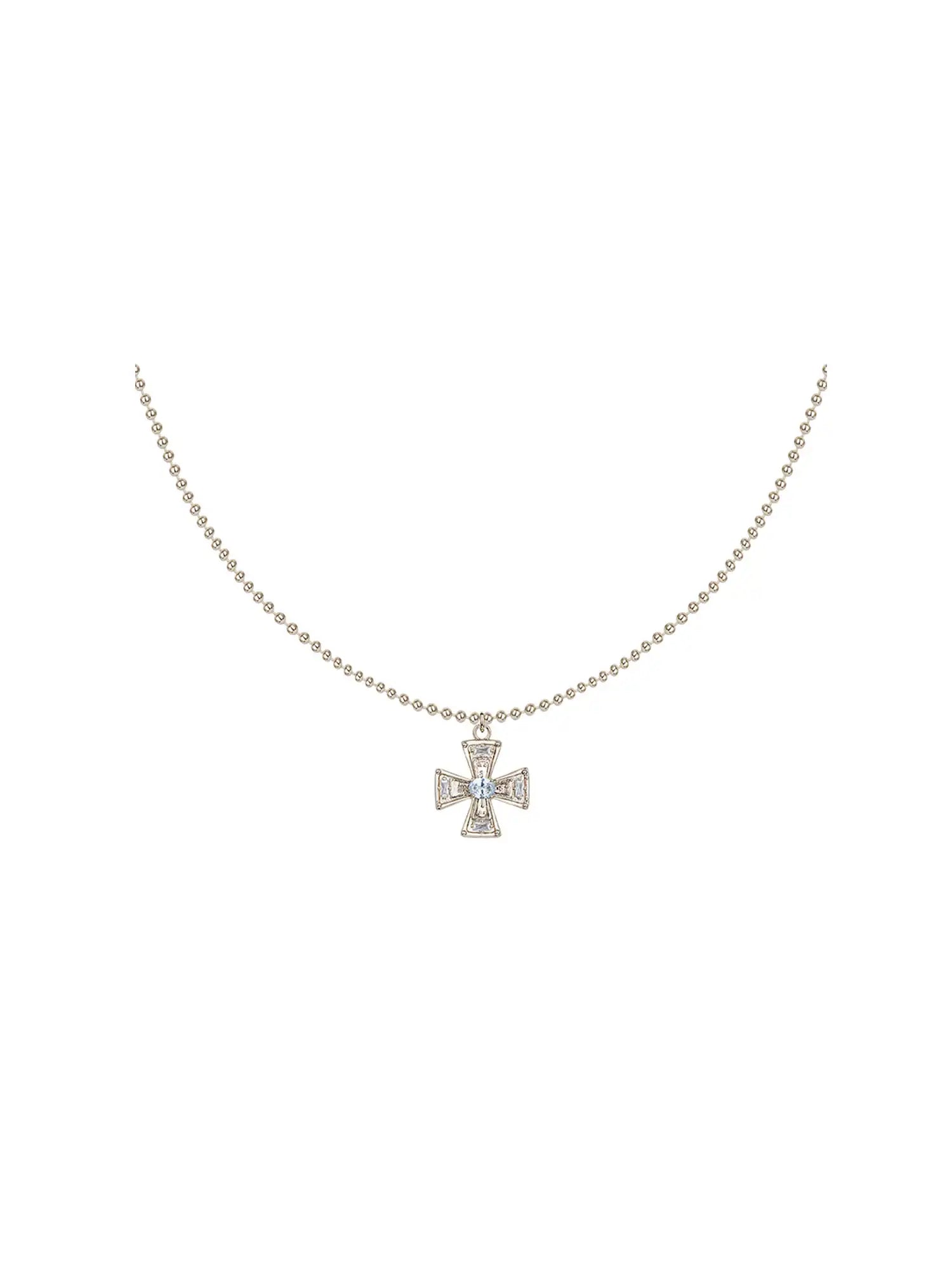 1Jinn M2M Layered Cross Link Necklace | Canton Collective