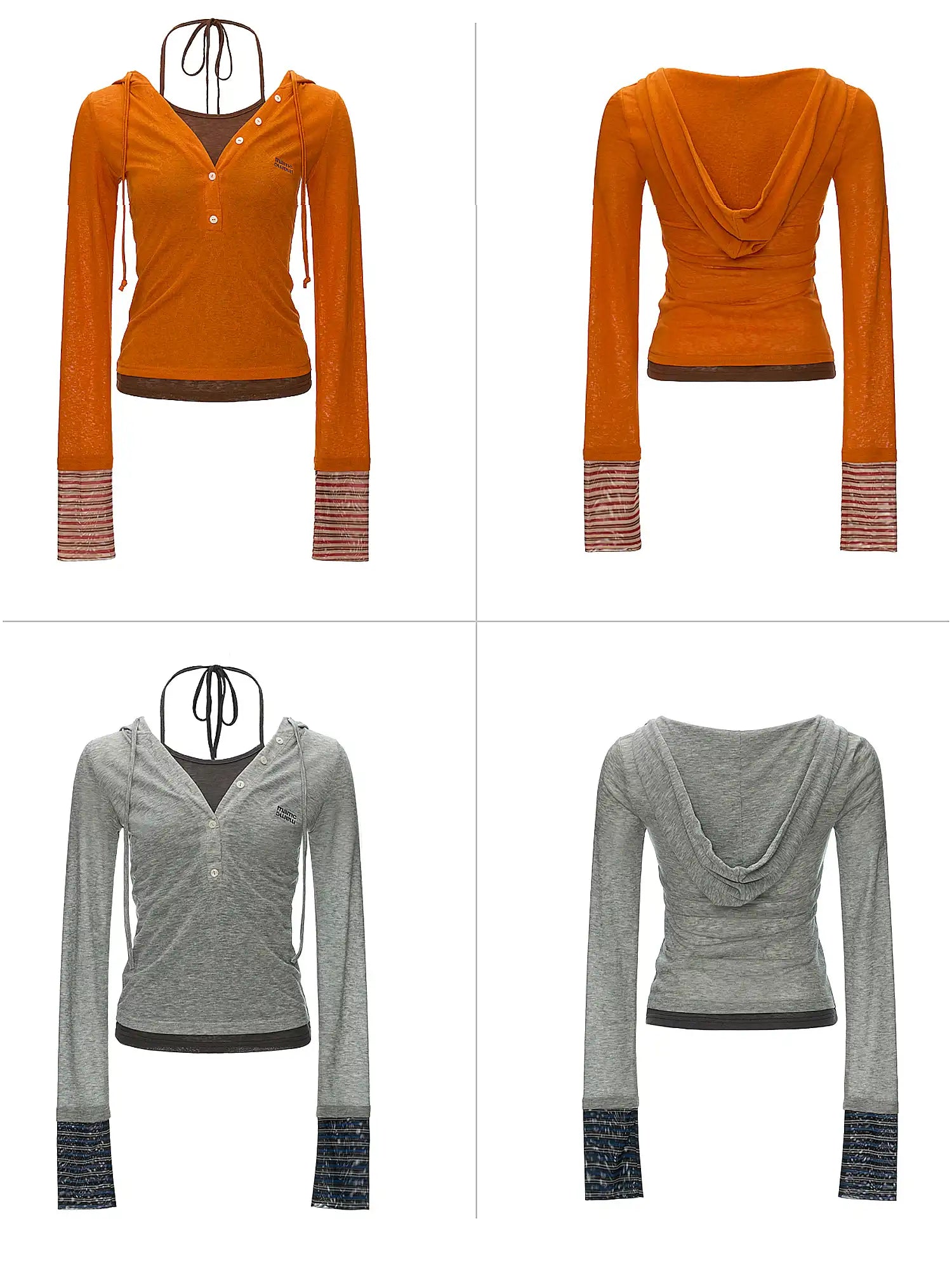 MAMC Layered Hooded Henley Top | Canton Collective