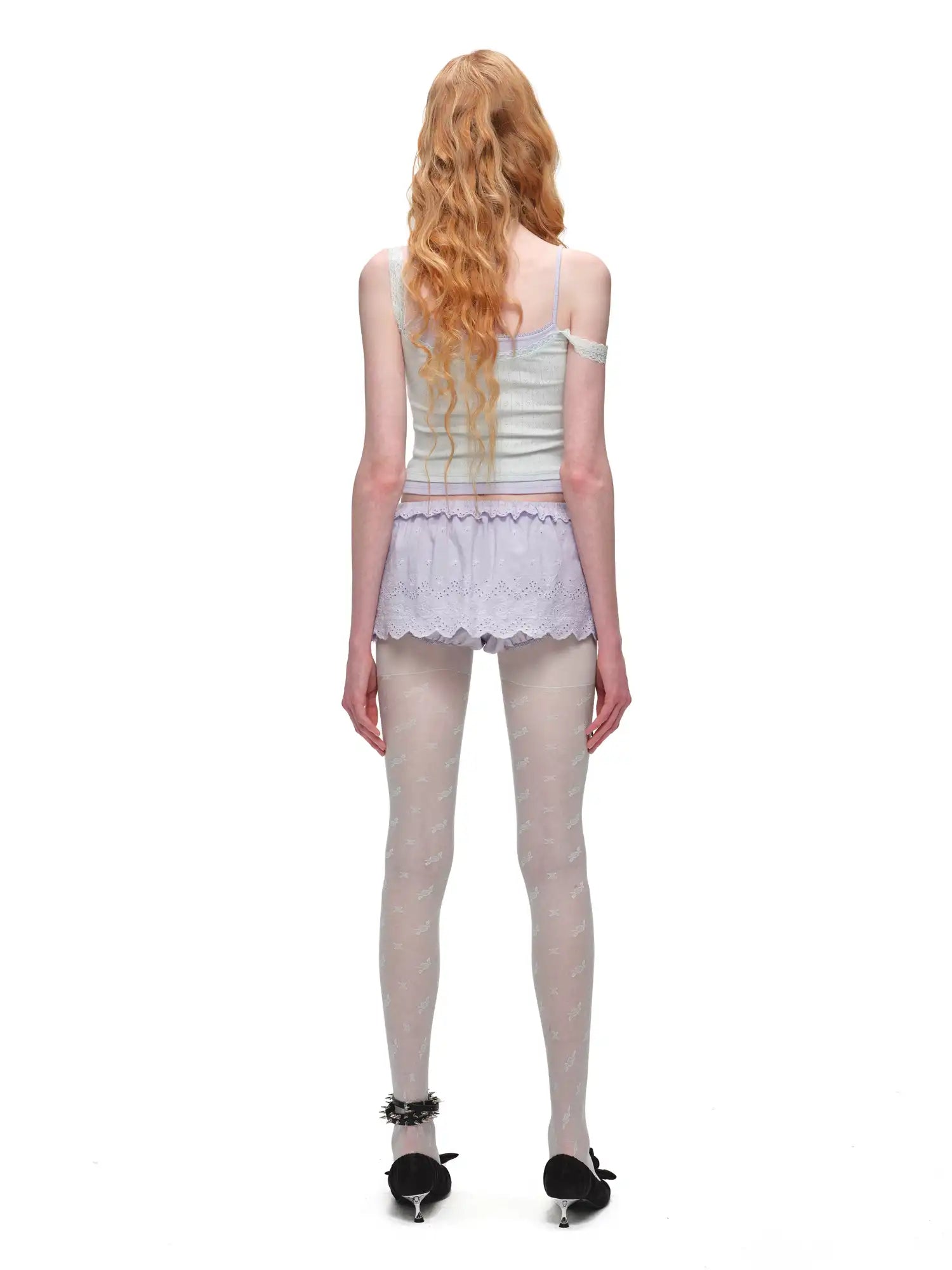 1Jinn Studio Layered Lace Trim Cami with Knit Top | Canton Collective