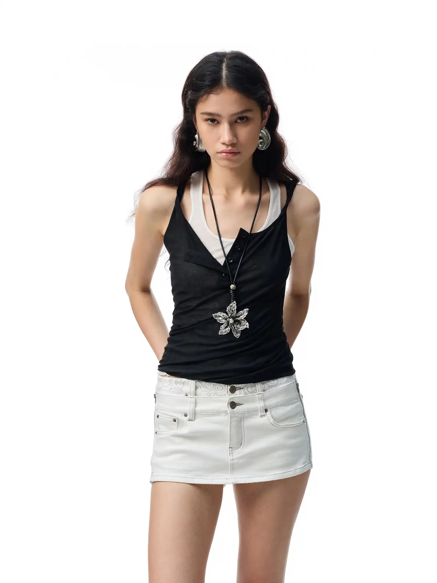 1Jinn Studio Layered Look Tank Top | Canton Collective