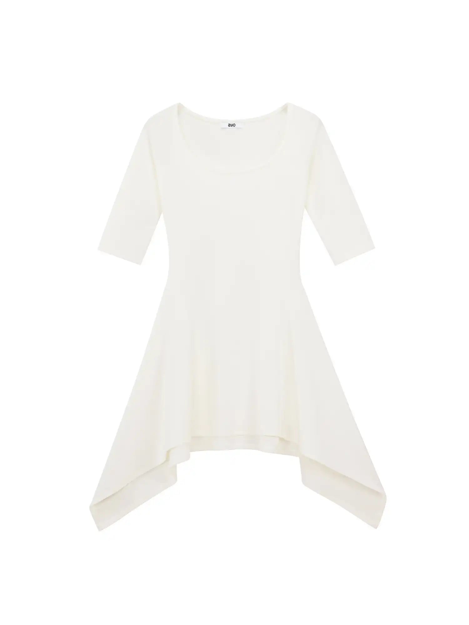 Ayo Long Sleeve Mini Asymmetrical Hem Dress | Canton Collective