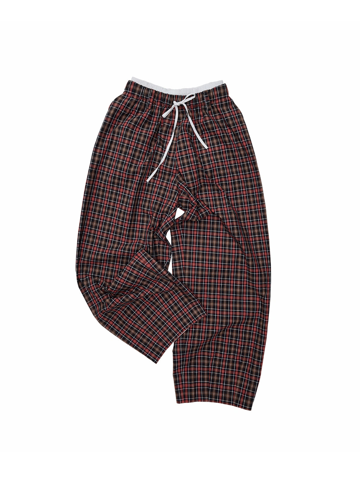 1Jinn Studio Low Rise Vintage Plaid Wide Leg Pants | Canton Collective