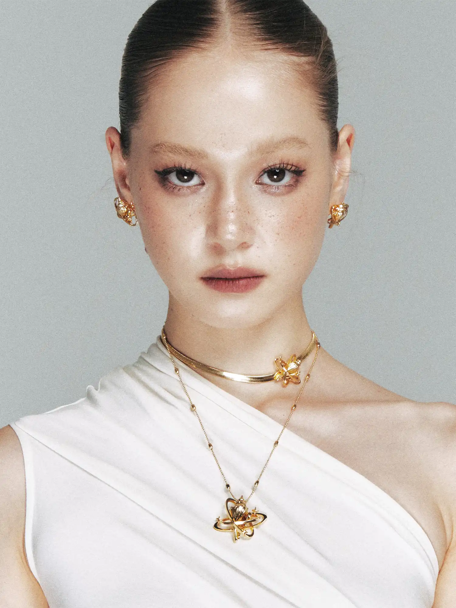 1Jinn M2M Luxury Star Shell Snake Choker | Canton Collective