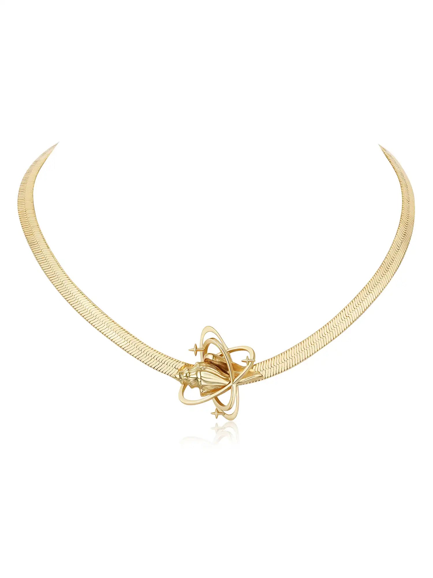1Jinn M2M Luxury Star Shell Snake Choker | Canton Collective