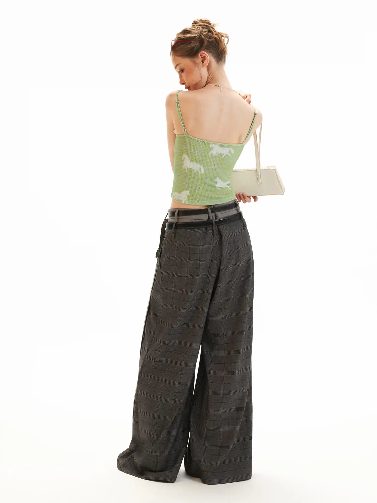 MAMC Macaron Green Lace Trim Tank Top | Canton Collective