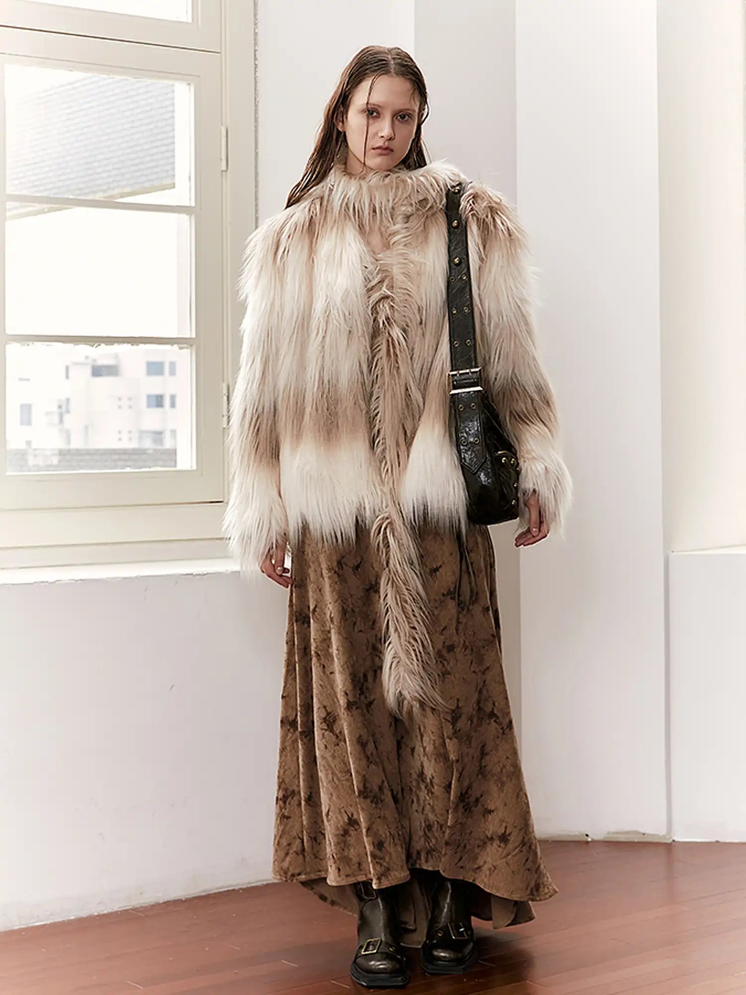 2th Desire Maillard style Velvet Maxi Dress | Canton Collective