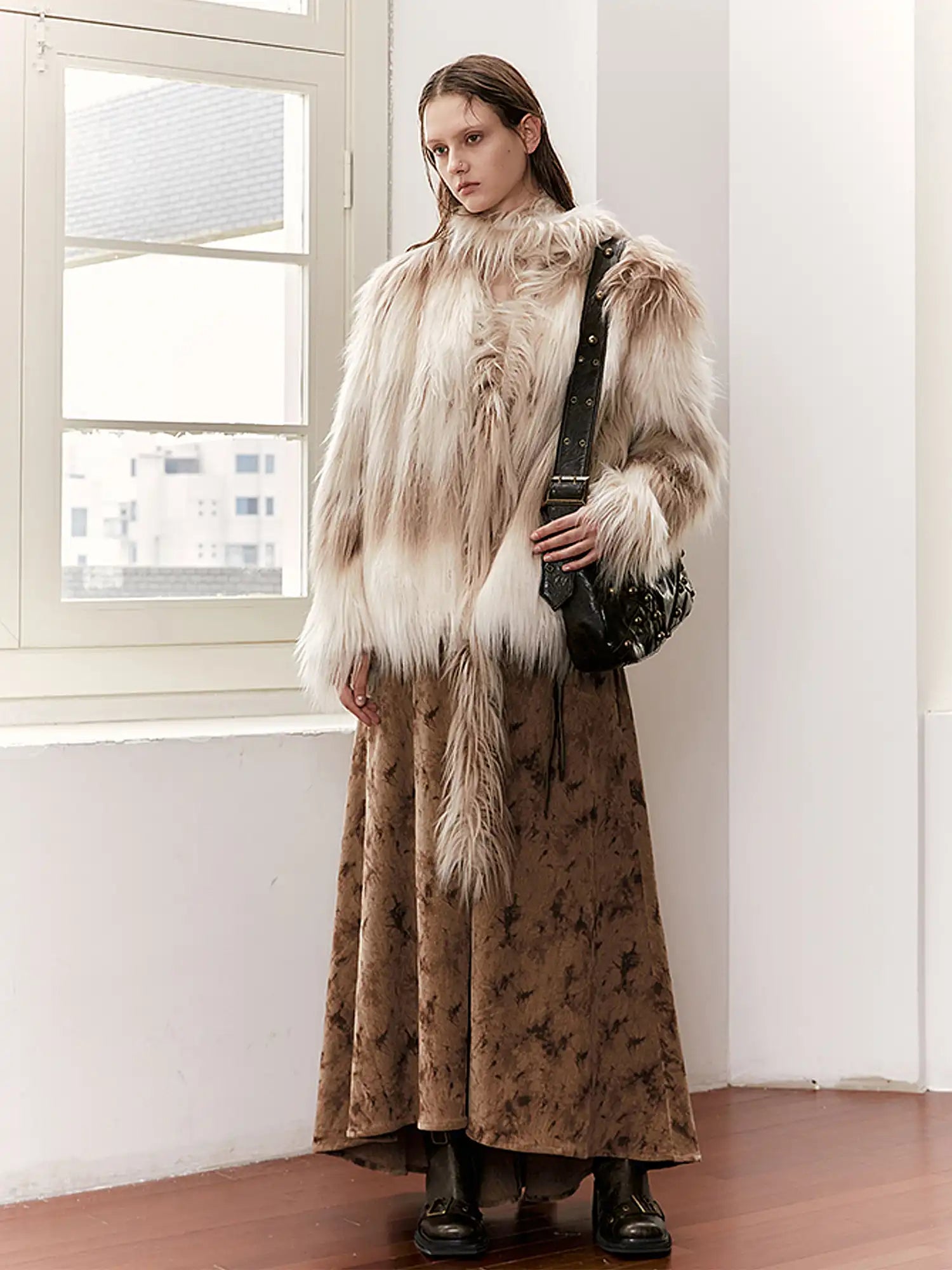 2th Desire Maillard style Velvet Maxi Dress | Canton Collective