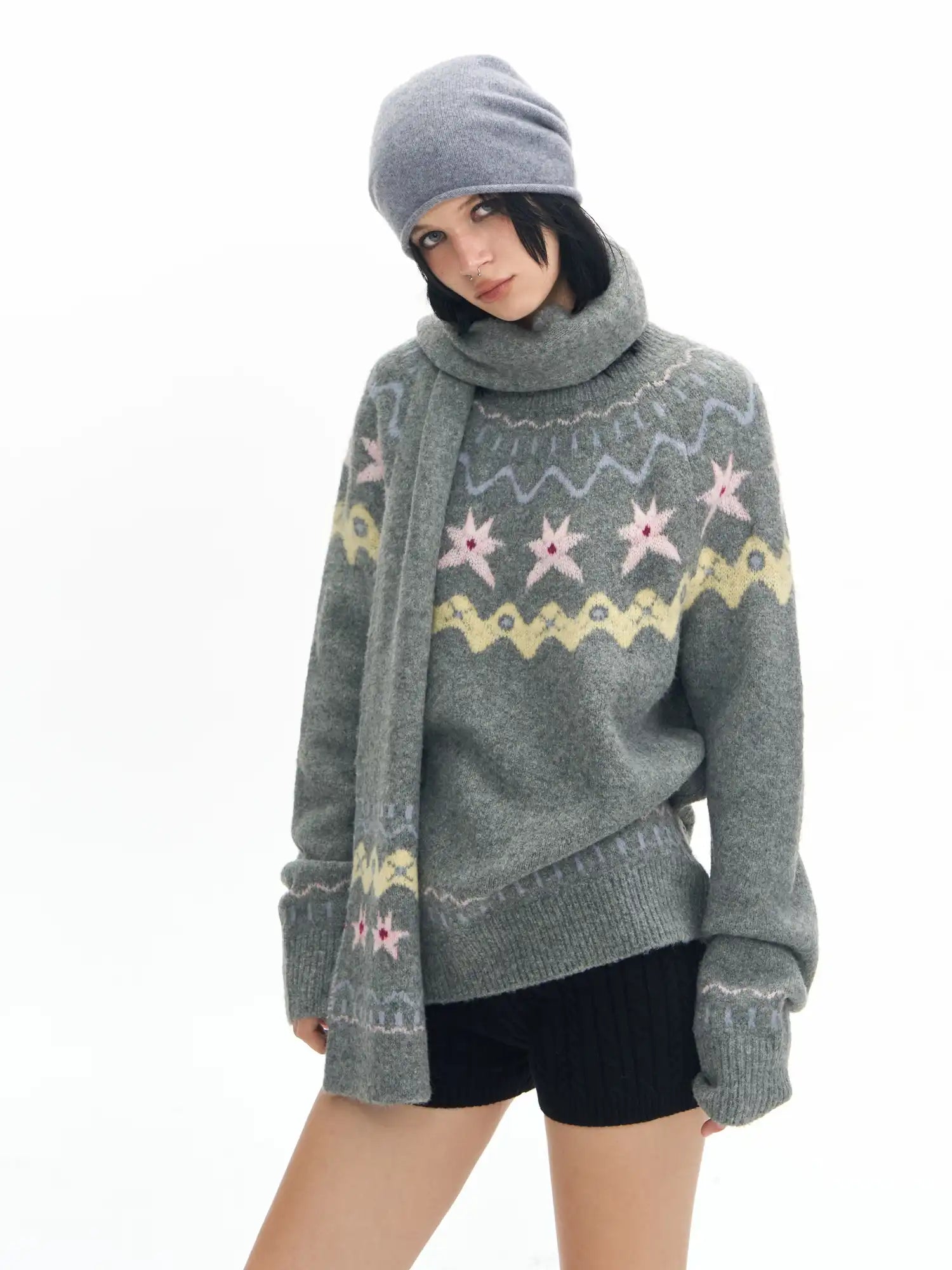 Deleteex Medieval Style Star Sweater | Canton Collective