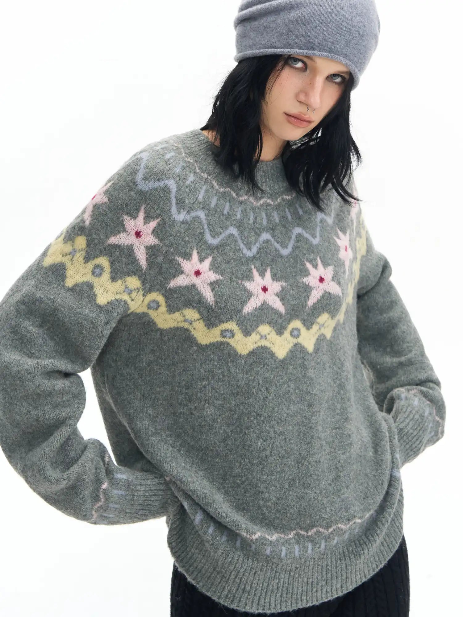 Deleteex Medieval Style Star Sweater | Canton Collective