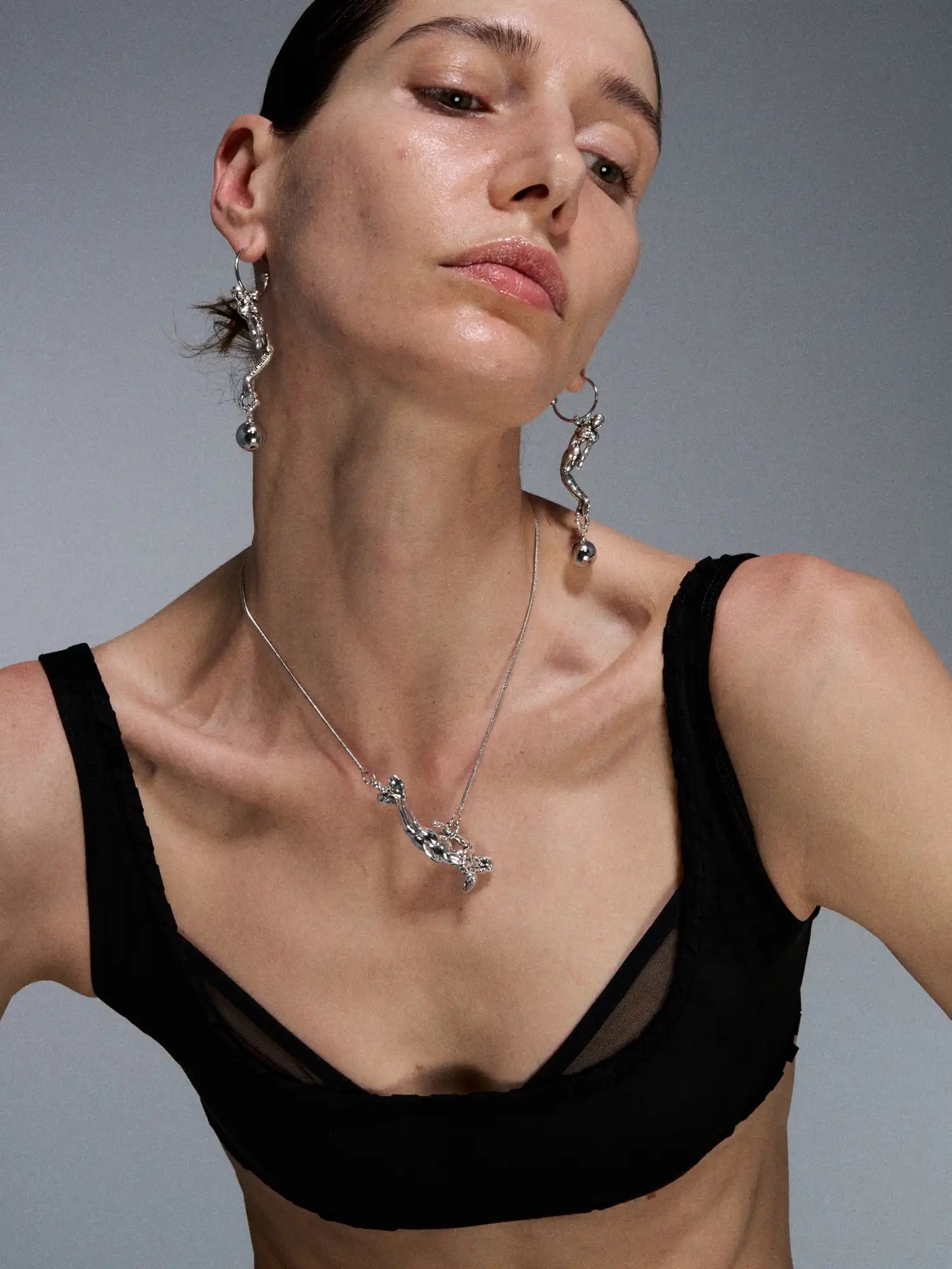 1Jinn M2M Mermaid Snake Bone Choker | Canton Collective