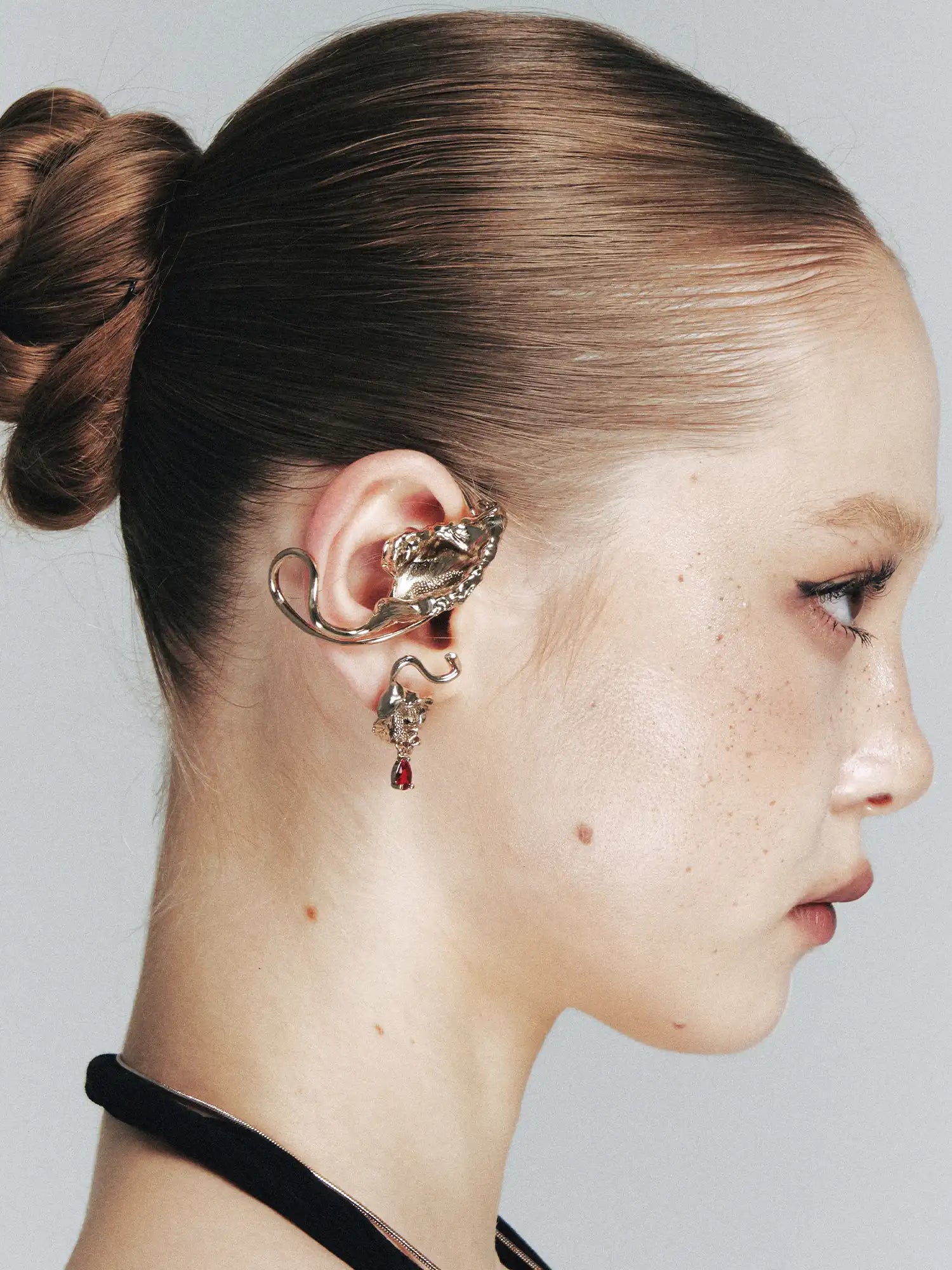 1Jinn M2M Metal Flower Ear Cuff | Canton Collective