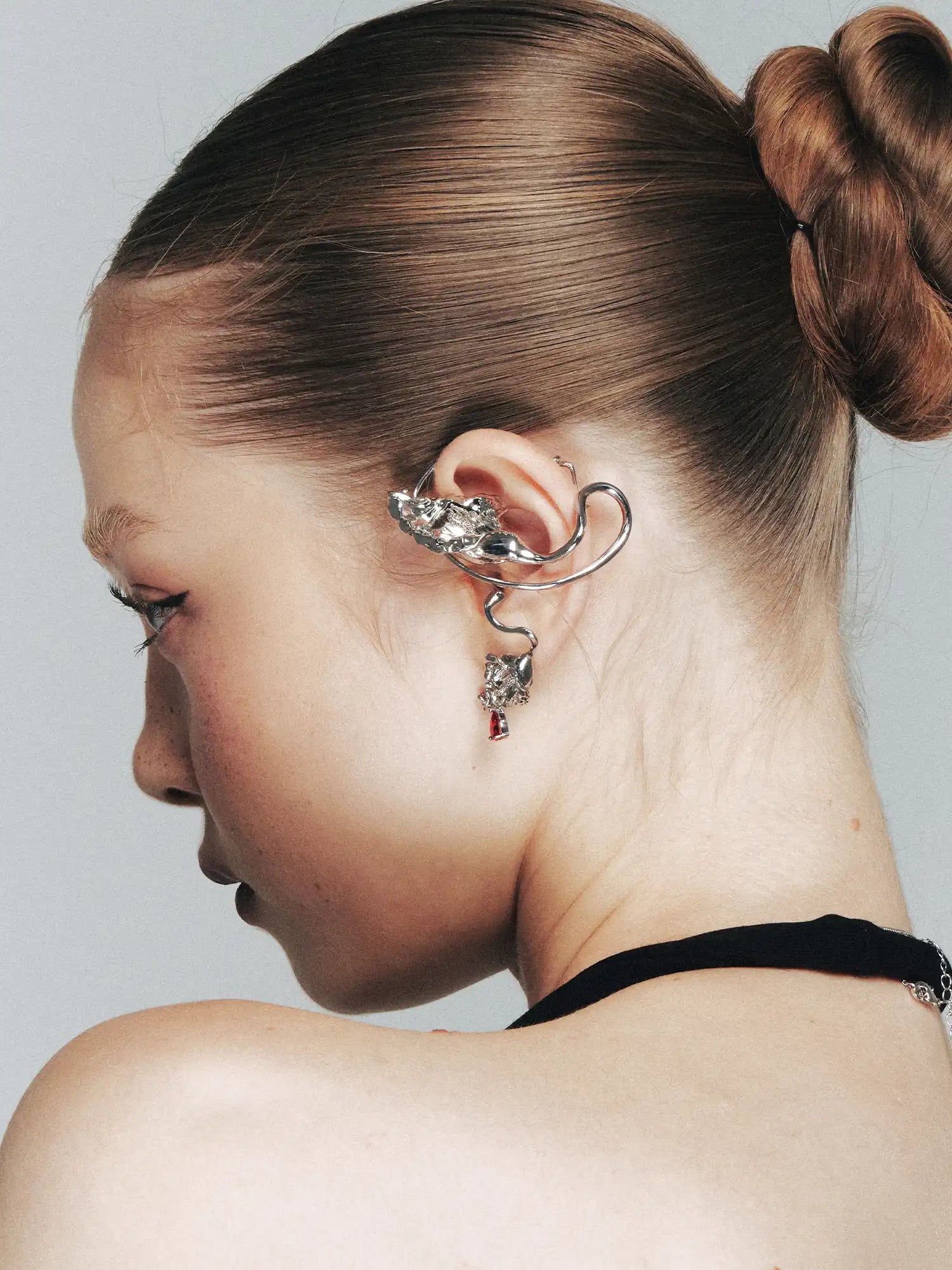 1Jinn M2M Metal Flower Ear Cuff | Canton Collective