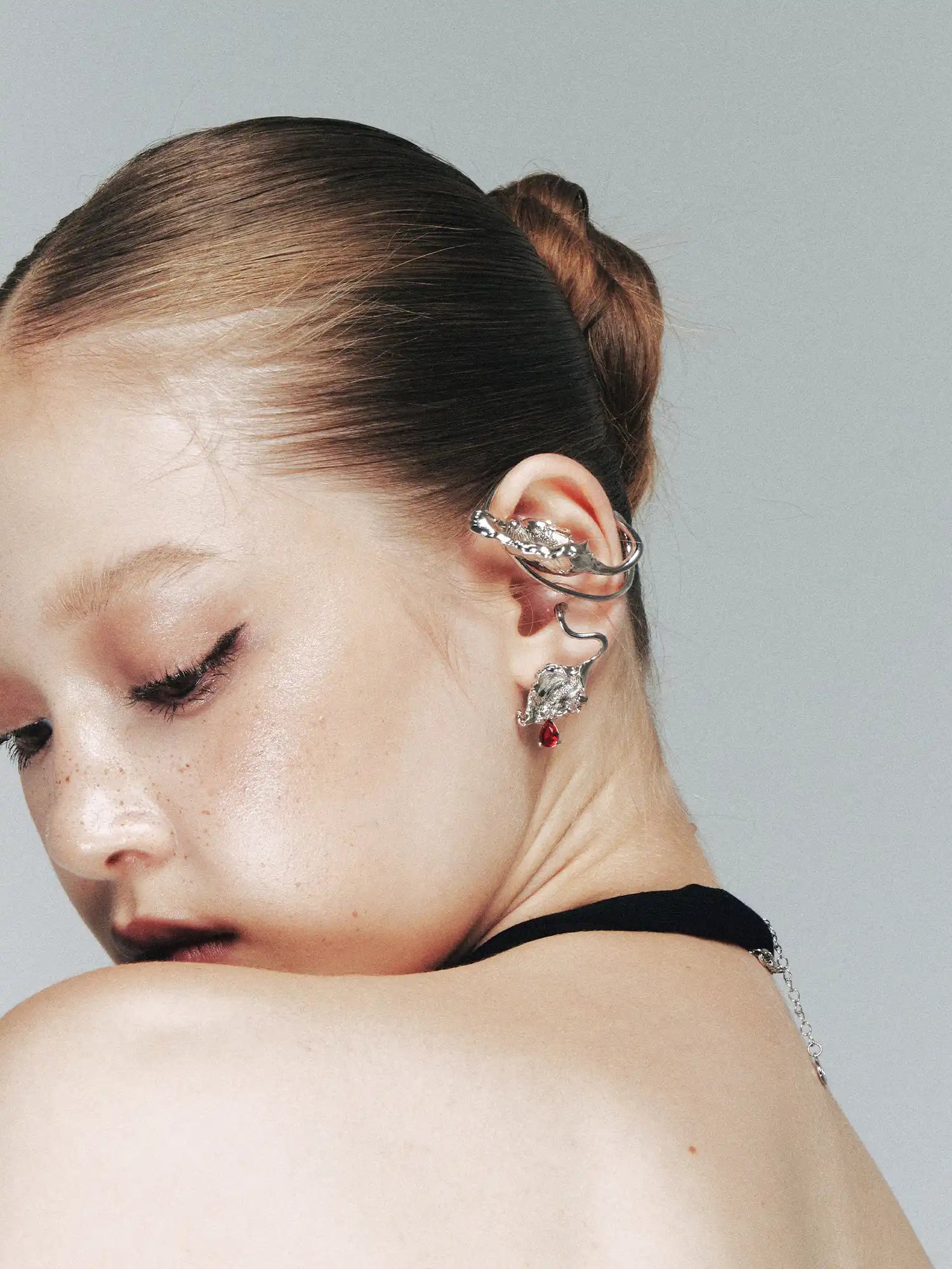 1Jinn M2M Metal Flower Ear Cuff | Canton Collective