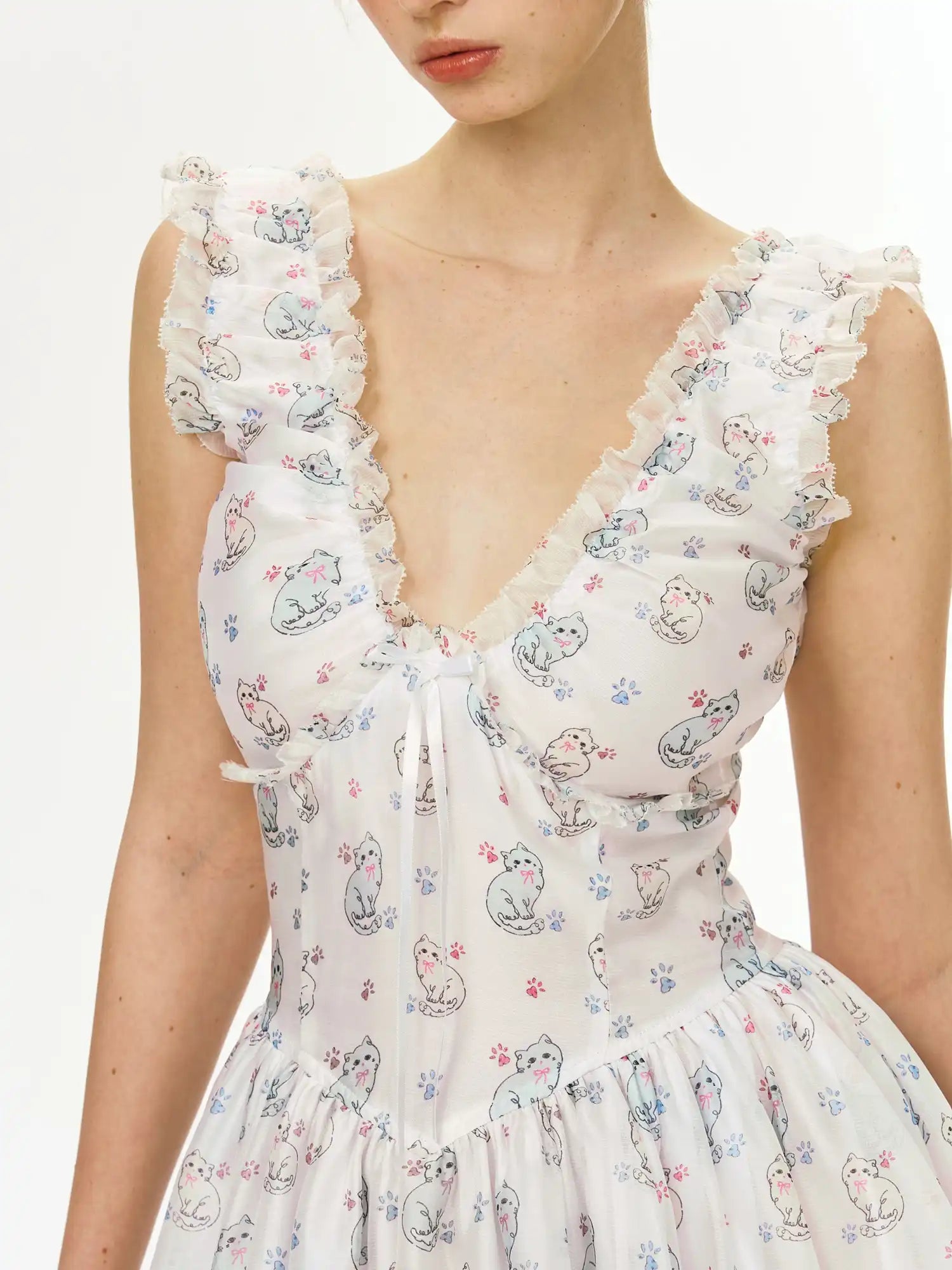 Deleteex Mewo Mewo Bubble Mini Dress | Canton Collective