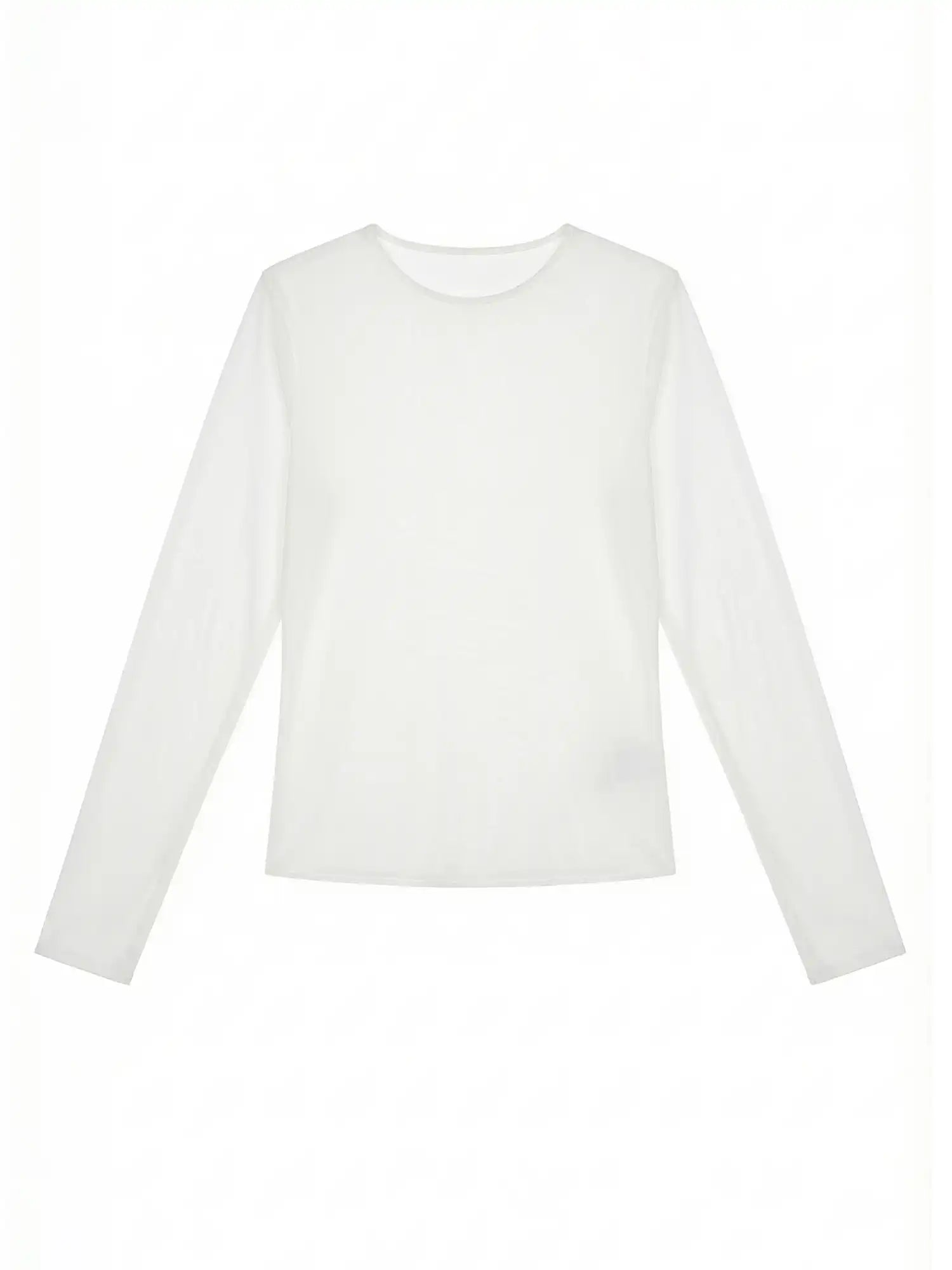 CantonCollective Design Minimal Sheer Long Sleeve Tencel Linen Tee Women Lightweight Top | Canton Collective