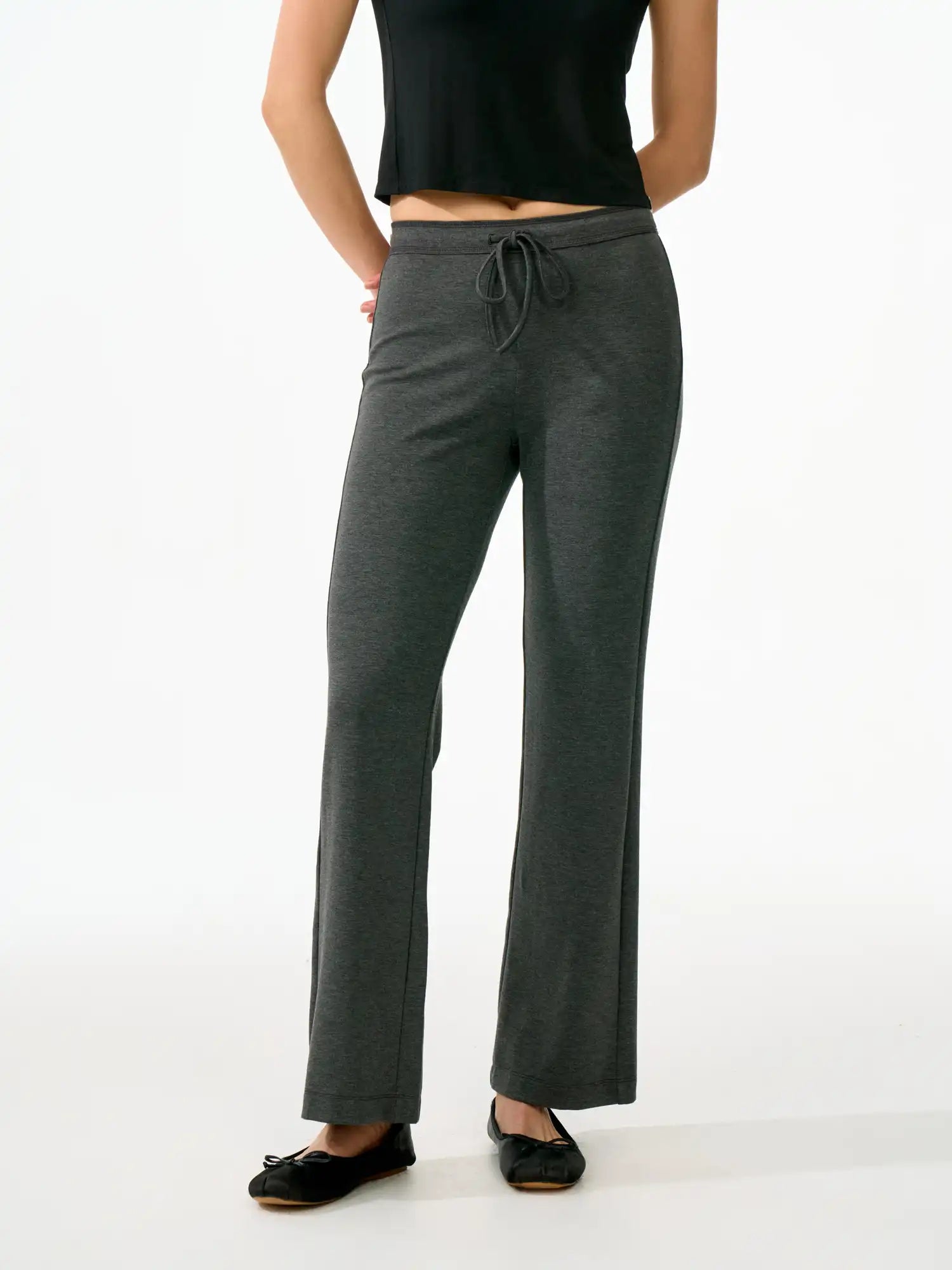 FirstFloor Minimalist High-Elastic Flared Breathable Tencel Leggings | Canton Collective