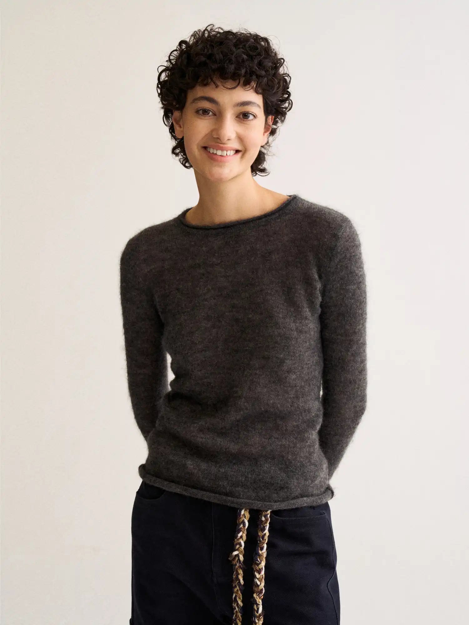 FirstFloor Mohair Crew Neck Sweater | Canton Collective