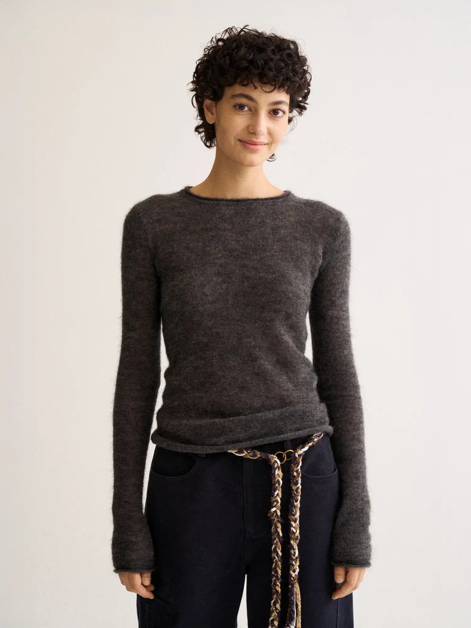 FirstFloor Mohair Crew Neck Sweater | Canton Collective