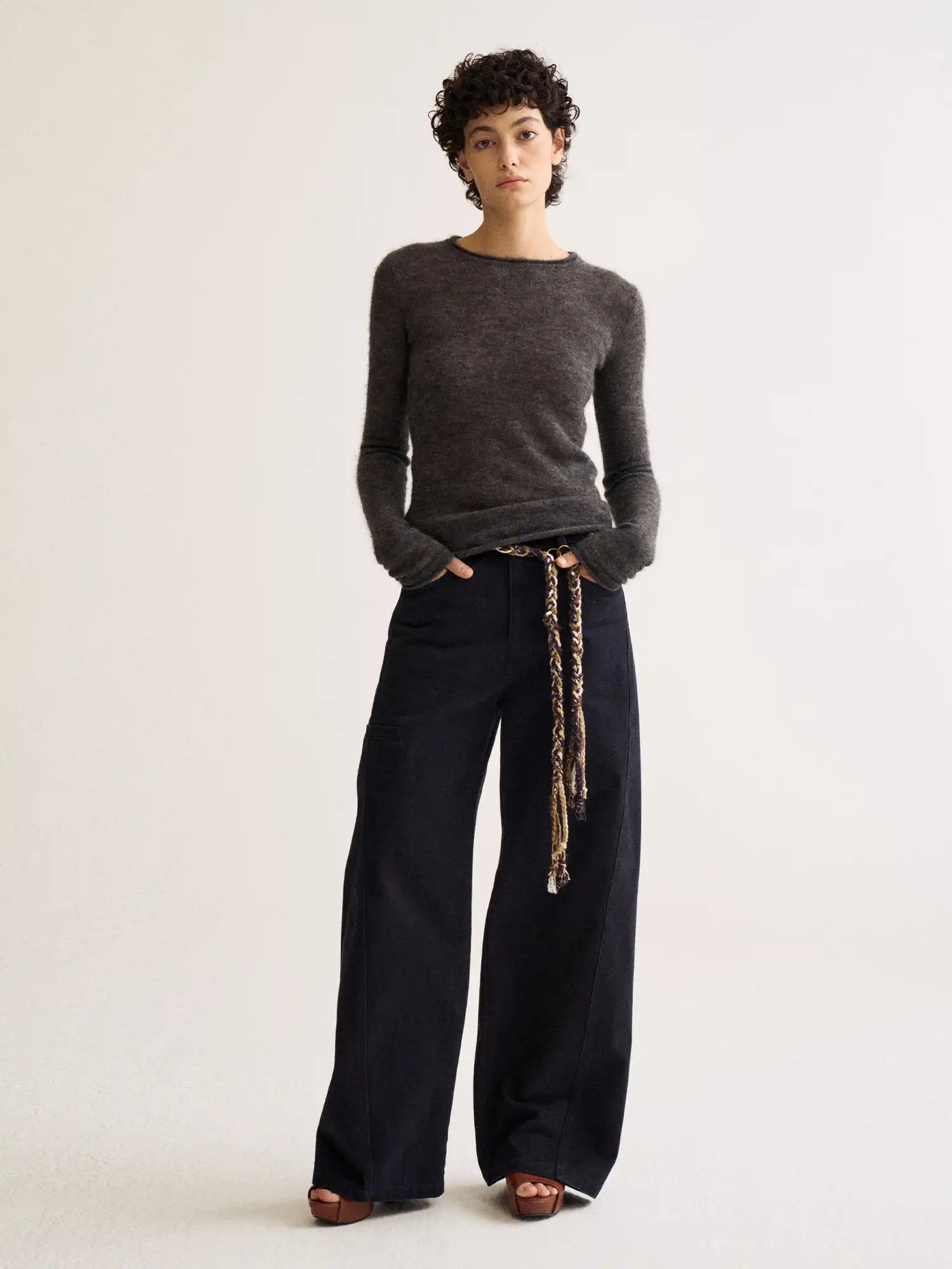 FirstFloor Mohair Crew Neck Sweater | Canton Collective