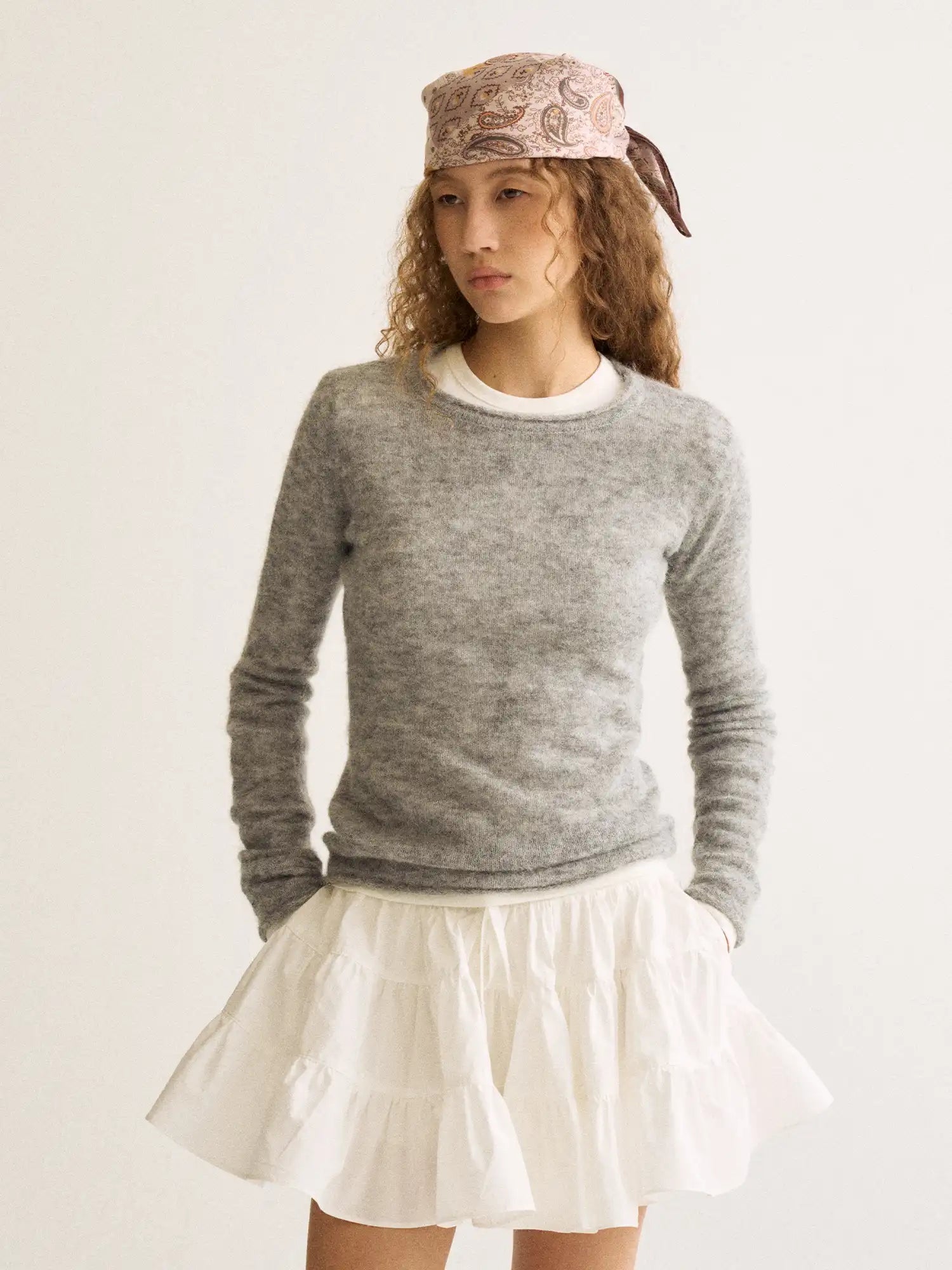 FirstFloor Mohair Crew Neck Sweater | Canton Collective