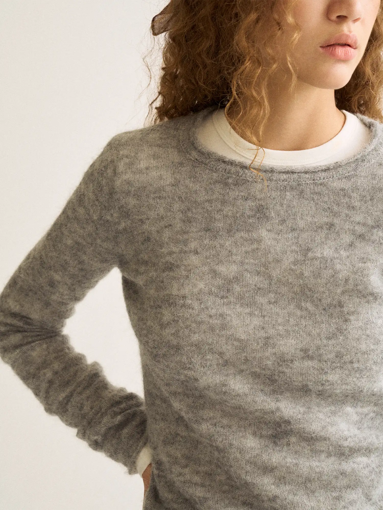 FirstFloor Mohair Crew Neck Sweater | Canton Collective