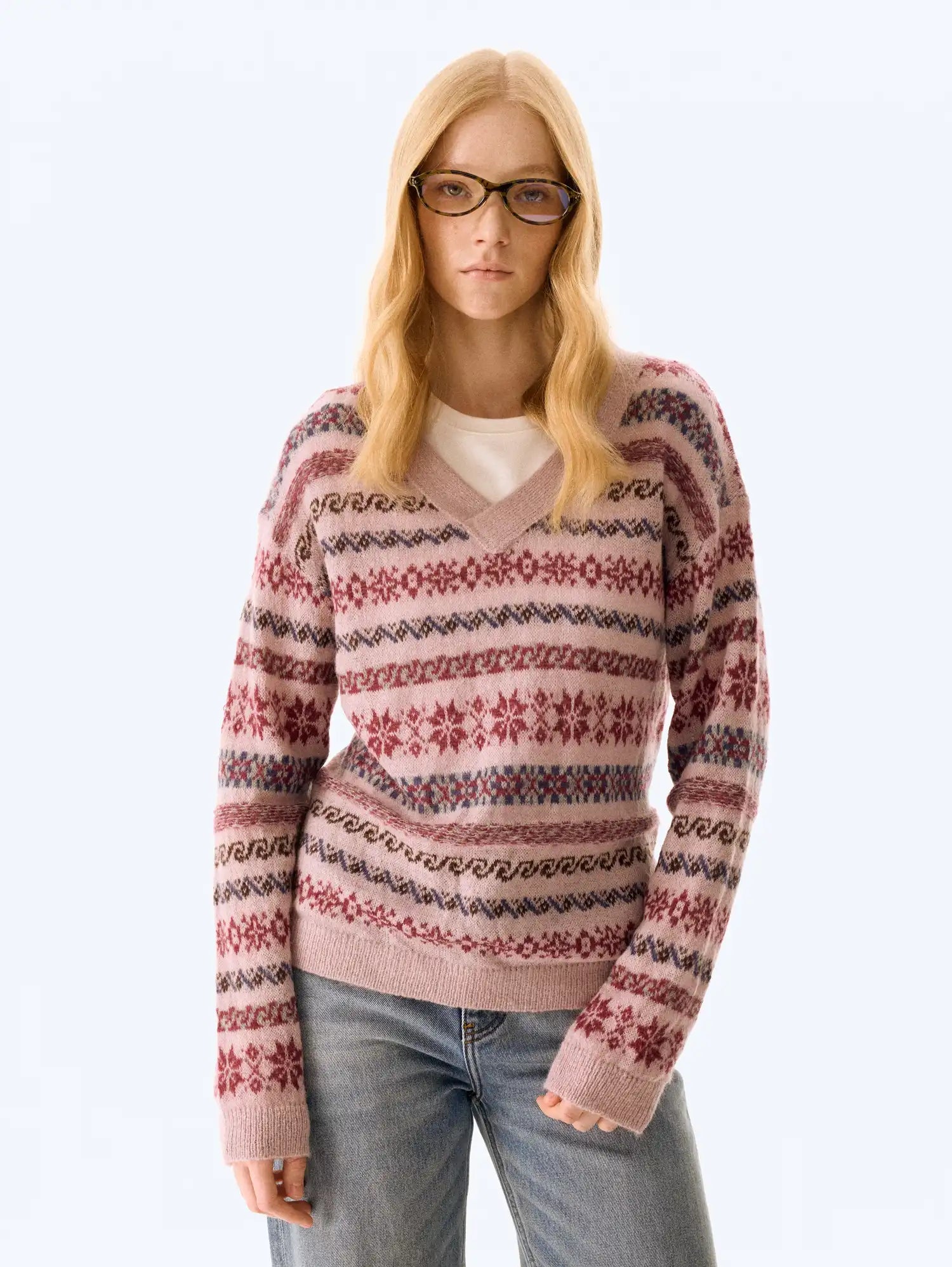 FirstFloor Mohair V-Neck Sweater | Canton Collective