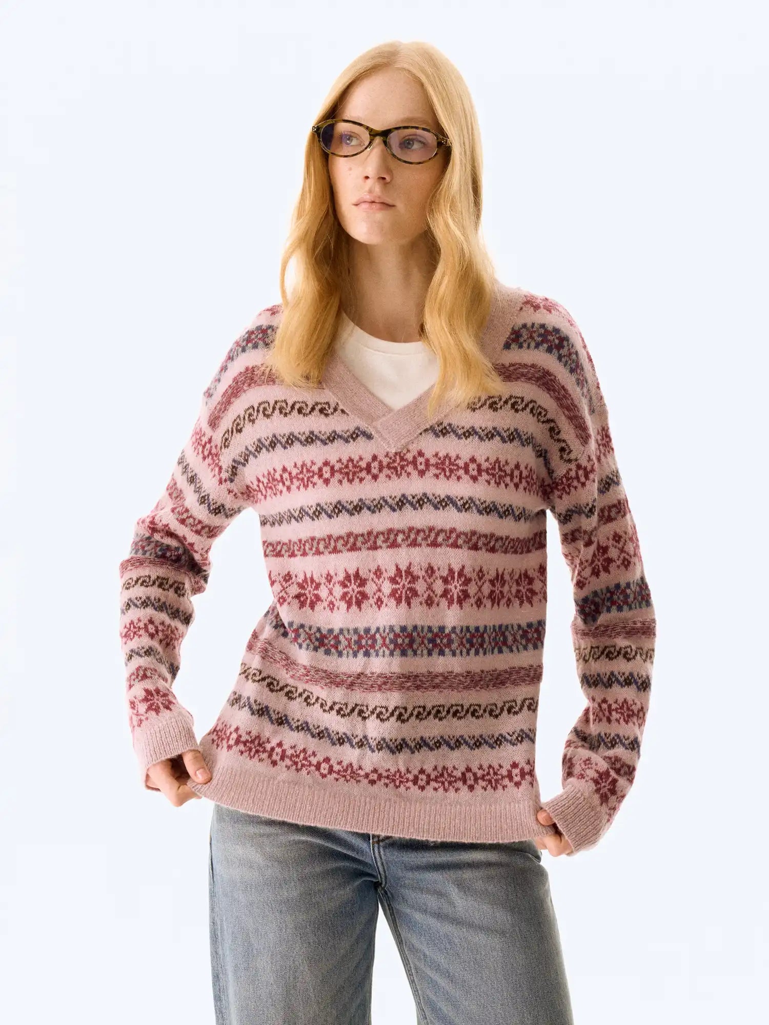 FirstFloor Mohair V-Neck Sweater | Canton Collective