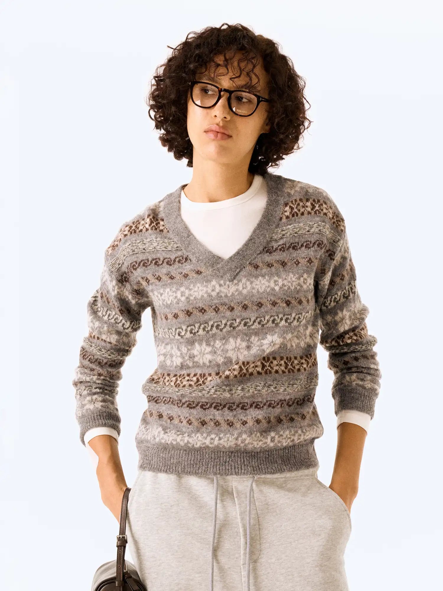 FirstFloor Mohair V-Neck Sweater | Canton Collective