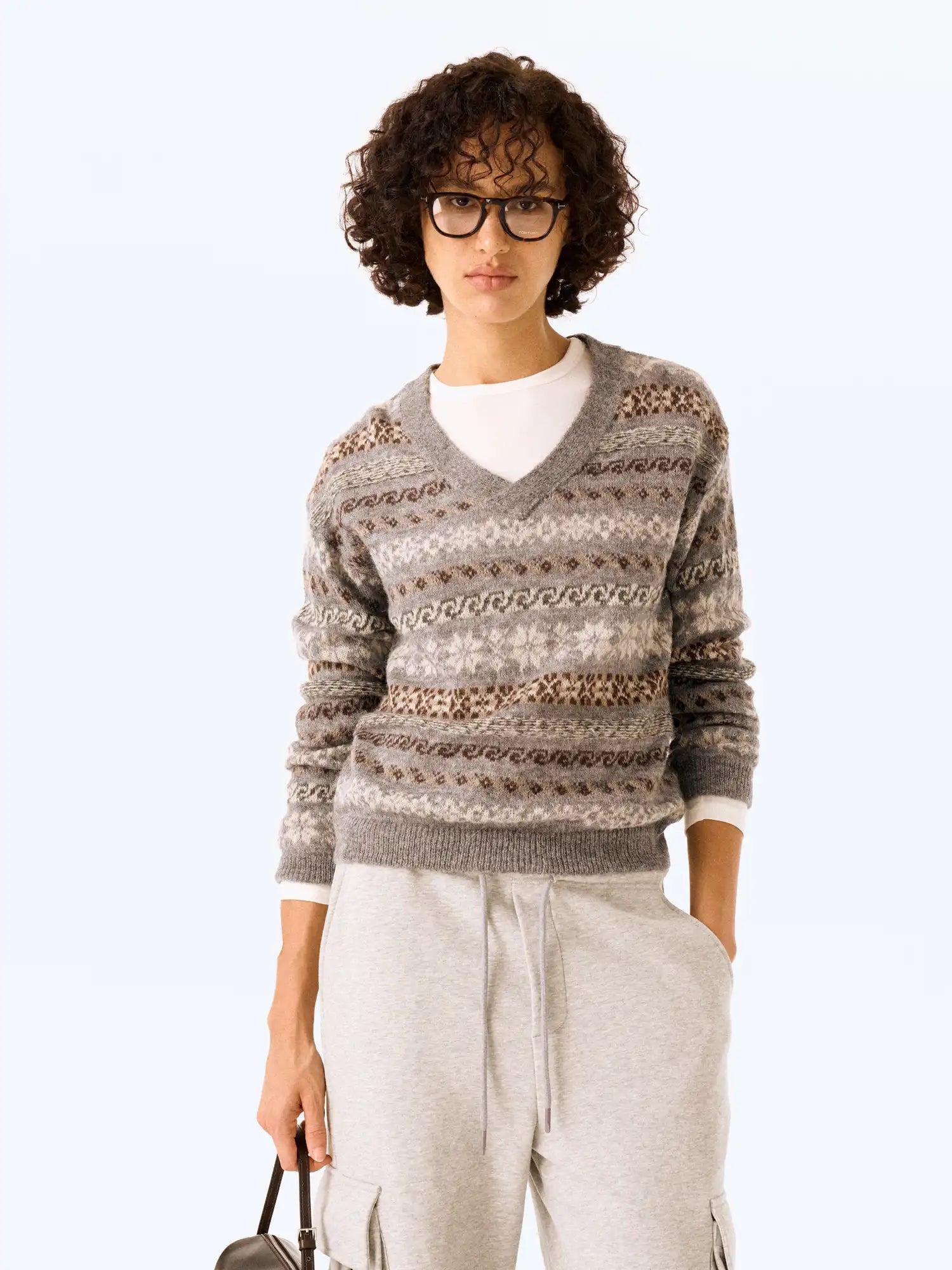 FirstFloor Mohair V-Neck Sweater | Canton Collective