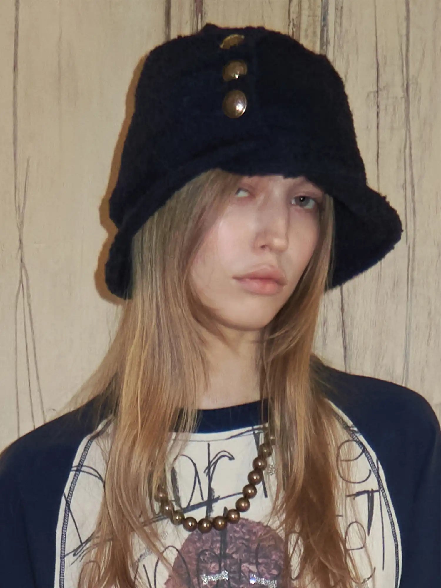 1Jinn Studio Napoleon Royal Tweed Velcro Fisherman Hat | Canton Collective