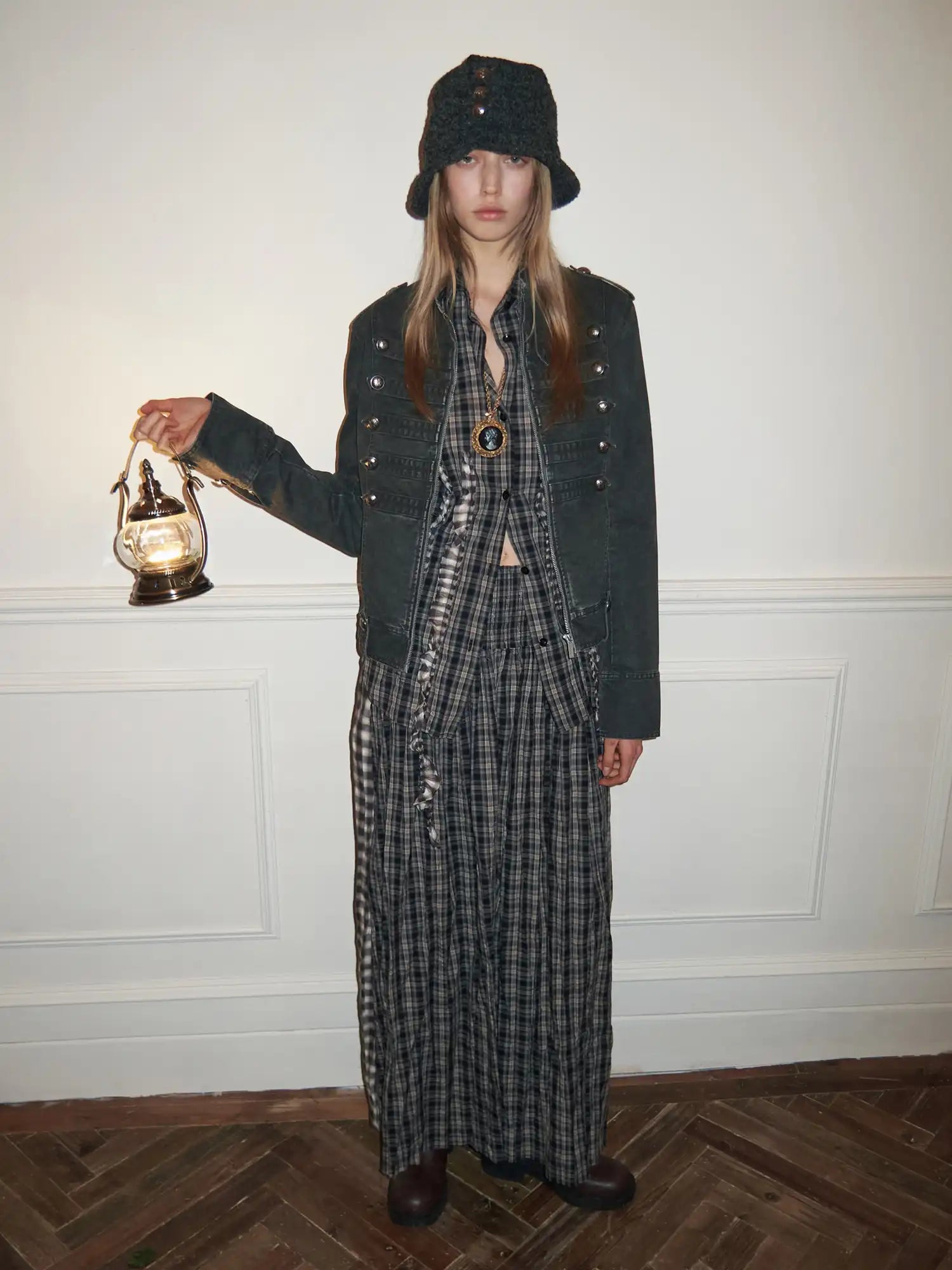 1Jinn Studio Napoleon Washed Canvas Fitted Jacket | Canton Collective