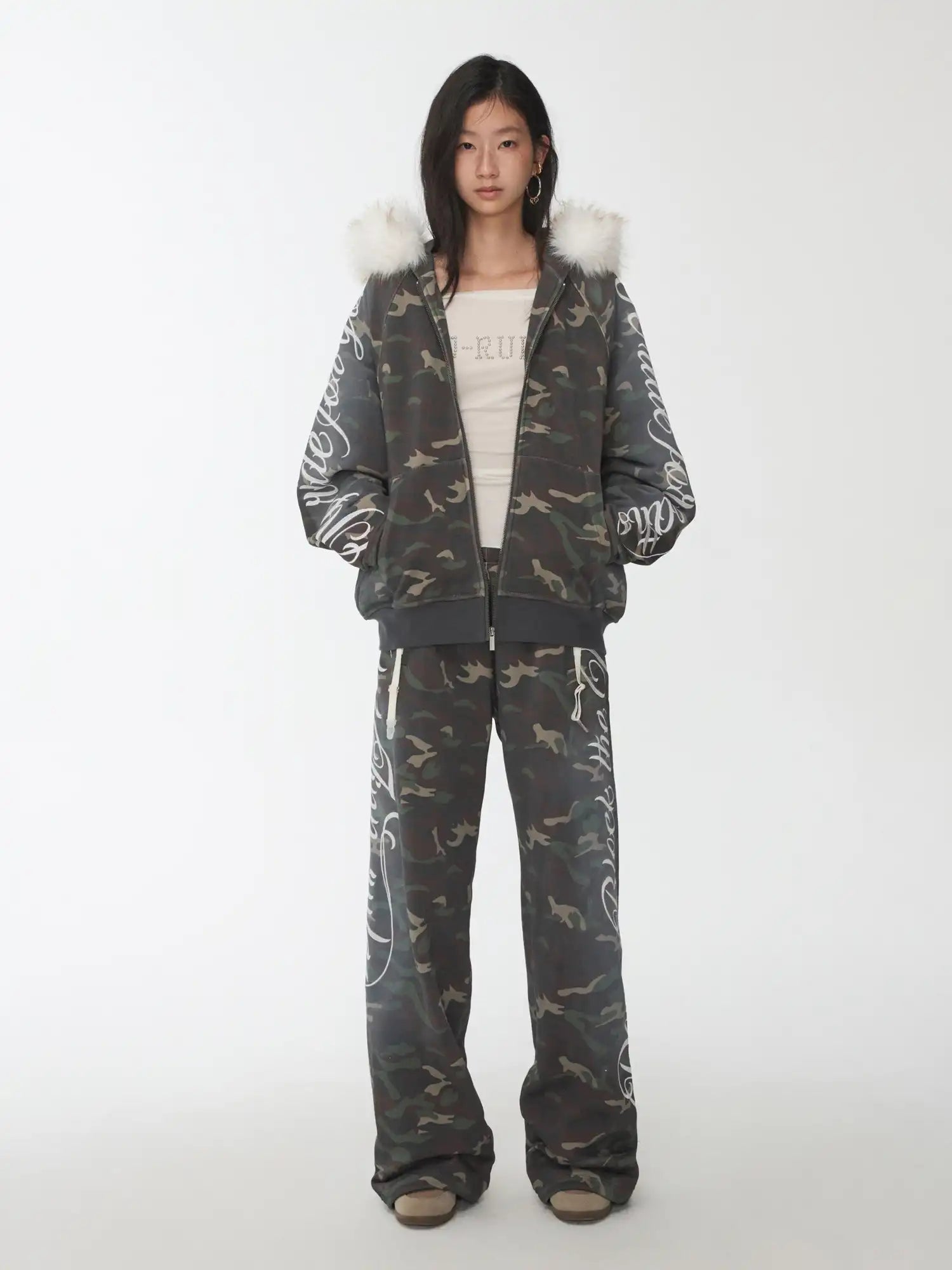 1Jinn Studio Narrow-Waist Camo Sweatpants | Canton Collective