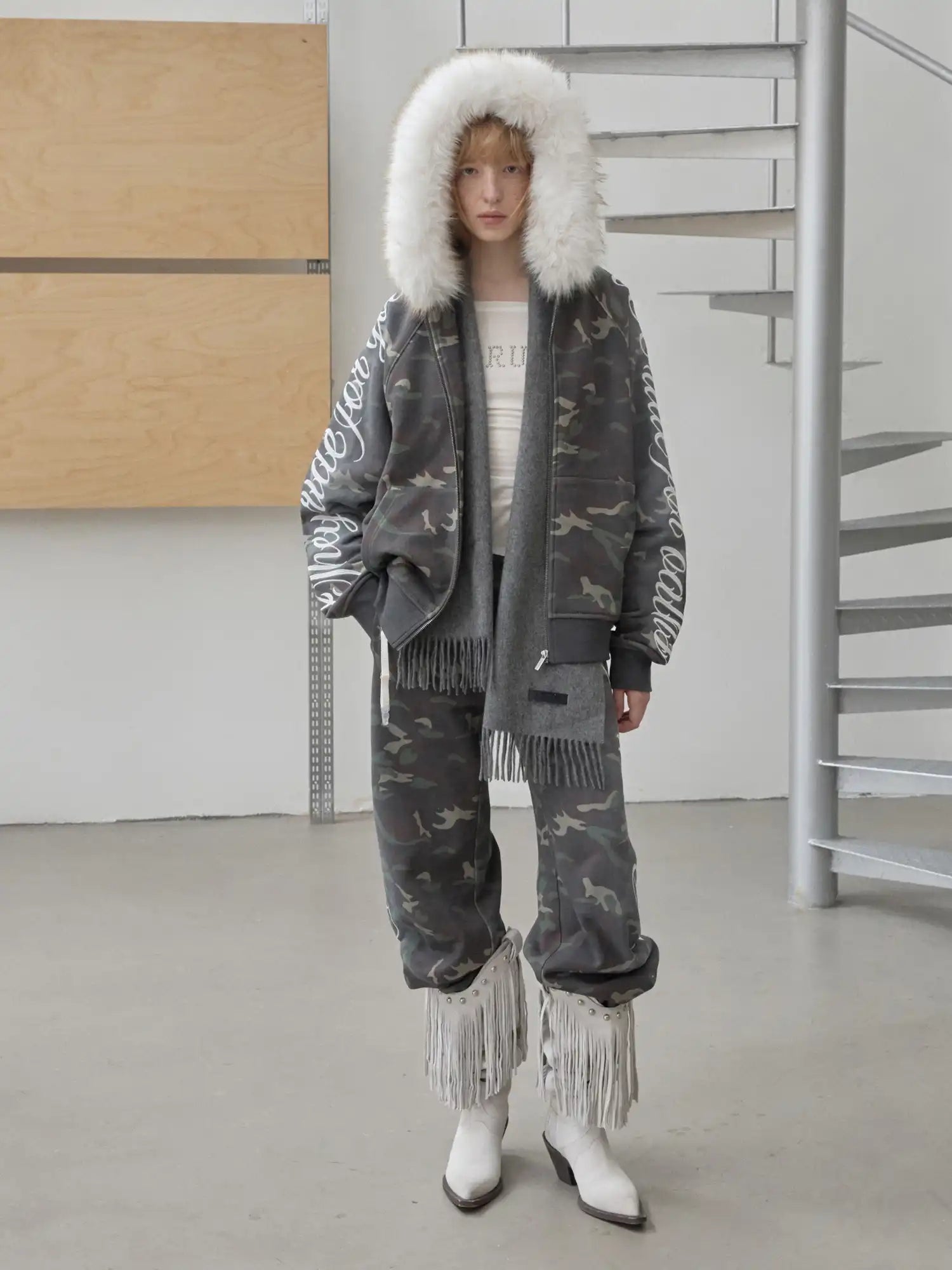 1Jinn Studio Narrow-Waist Camo Sweatpants | Canton Collective