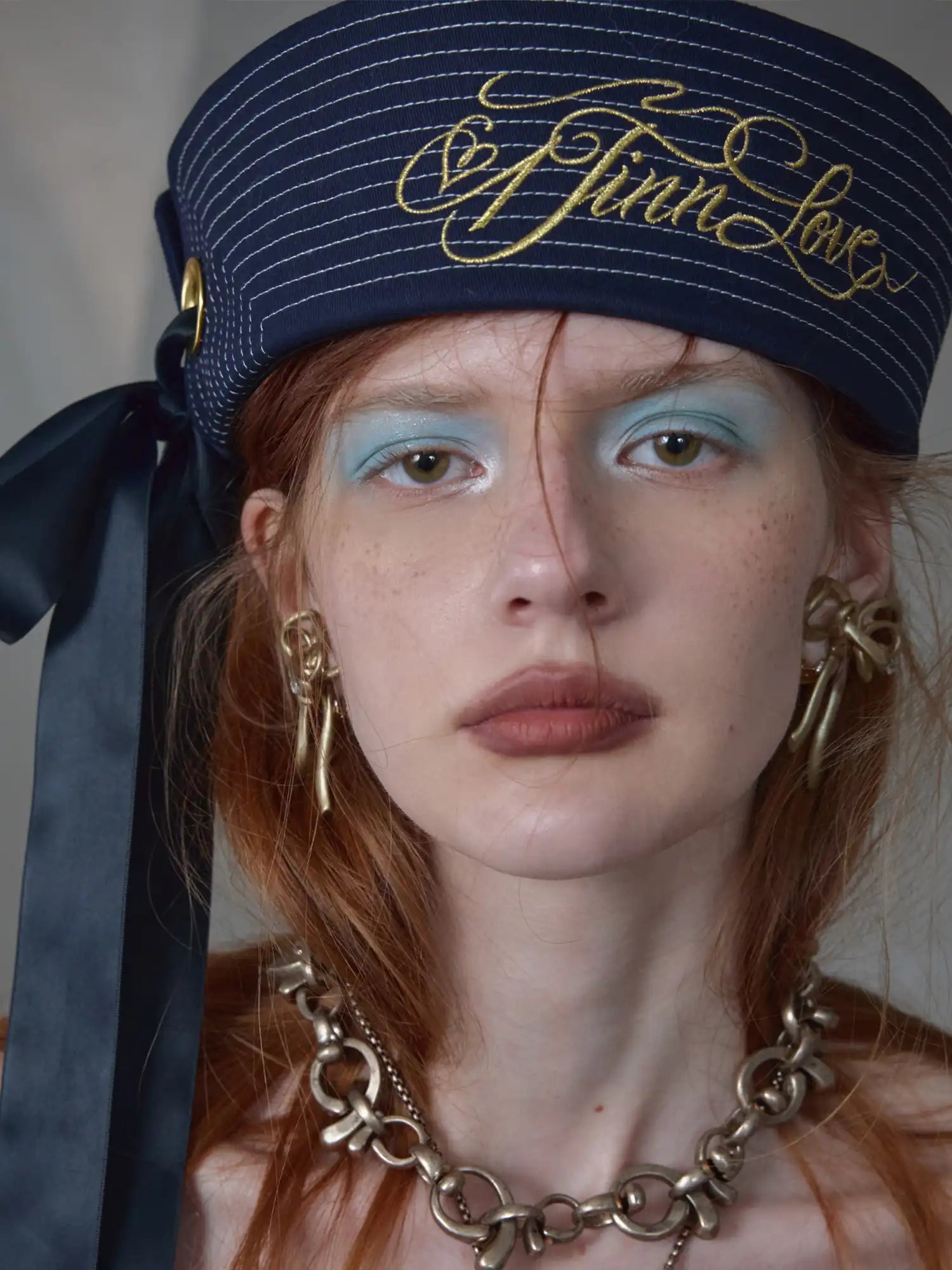 1Jinn Studio Nautical Bow Tie Ribbons Sailor Cap | Canton Collective