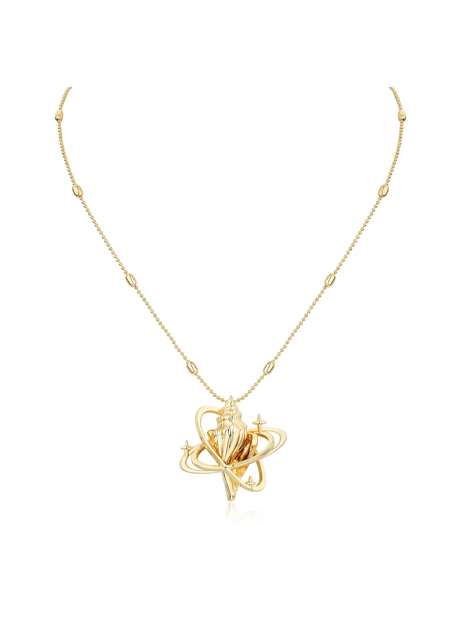 1Jinn M2M Nautical Star Shell Necklace | Canton Collective