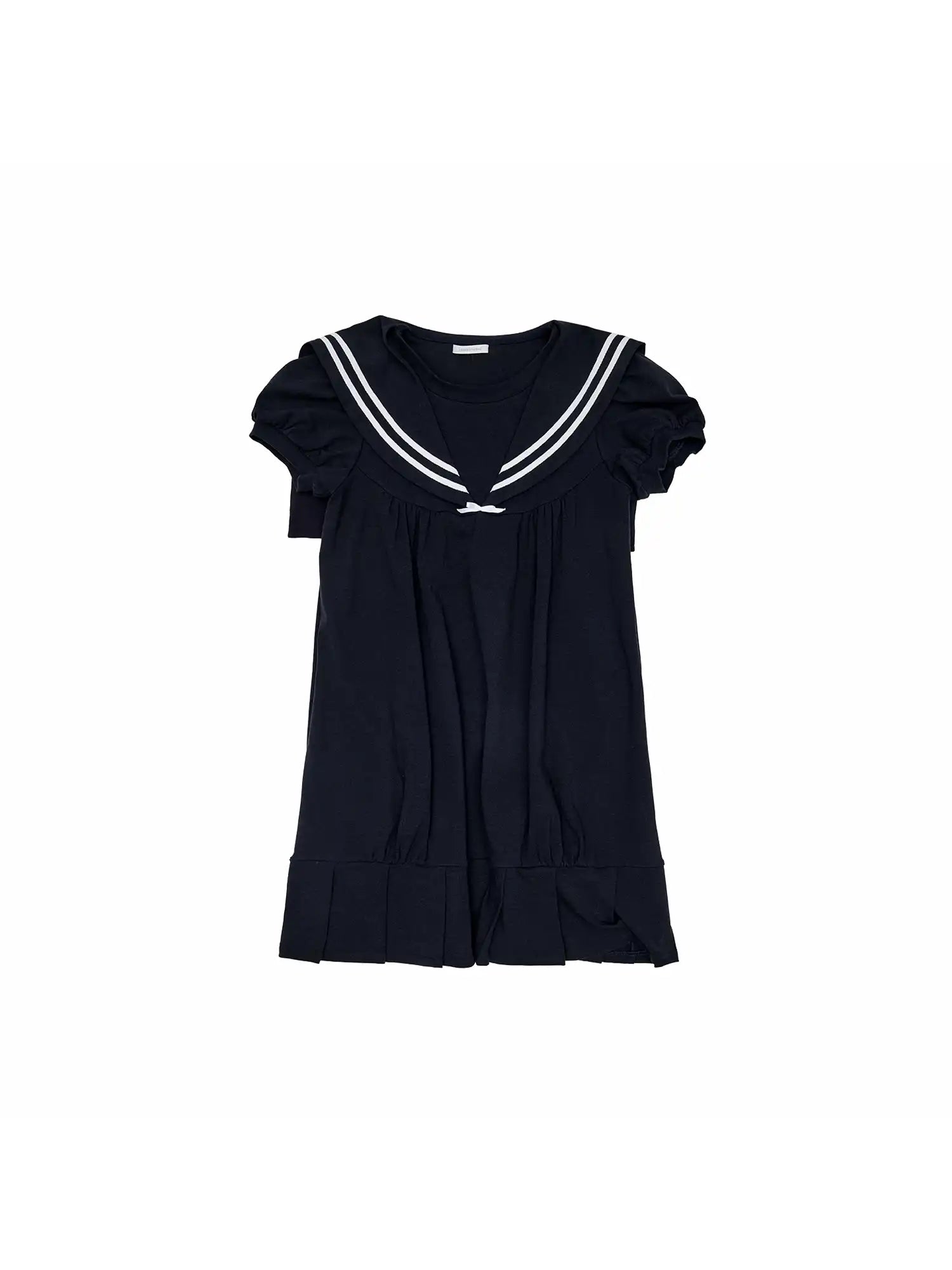 1Jinn Studio Nautical Vintage Sailor Collar Pleated Mini Dress | Canton Collective