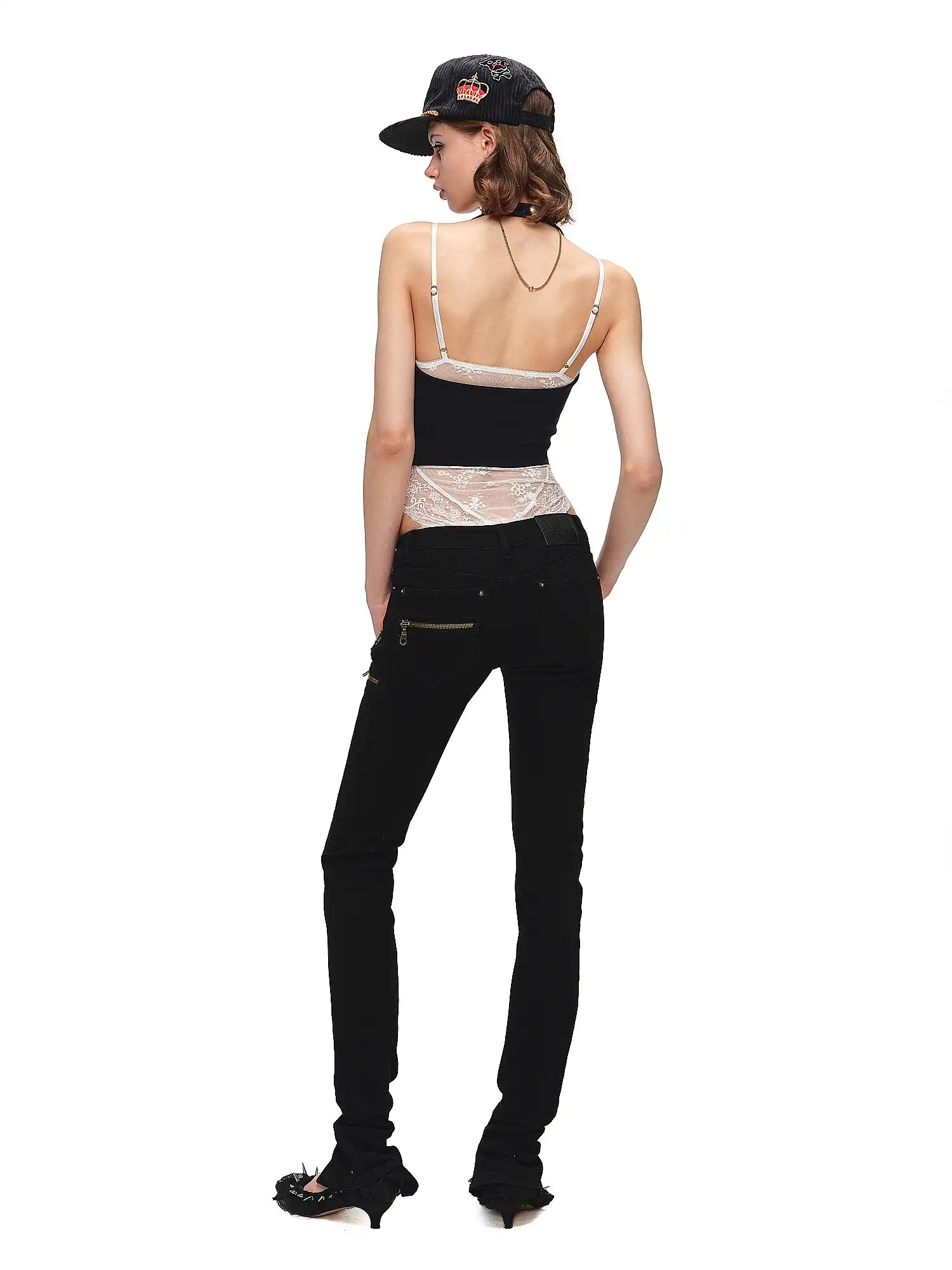 1Jinn Studio Navy Style Napoleon Halter Top | Canton Collective