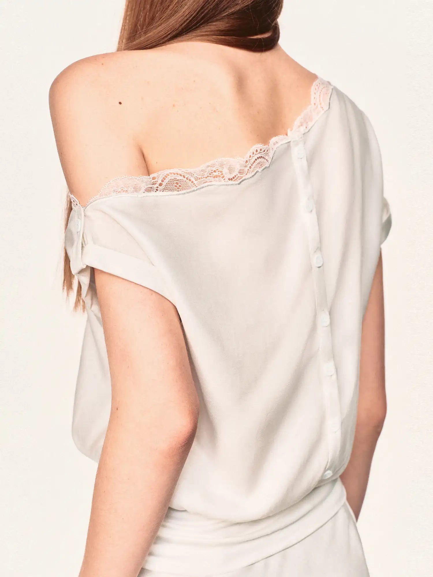 Ayo Off Shoulder Button Back Top | Canton Collective