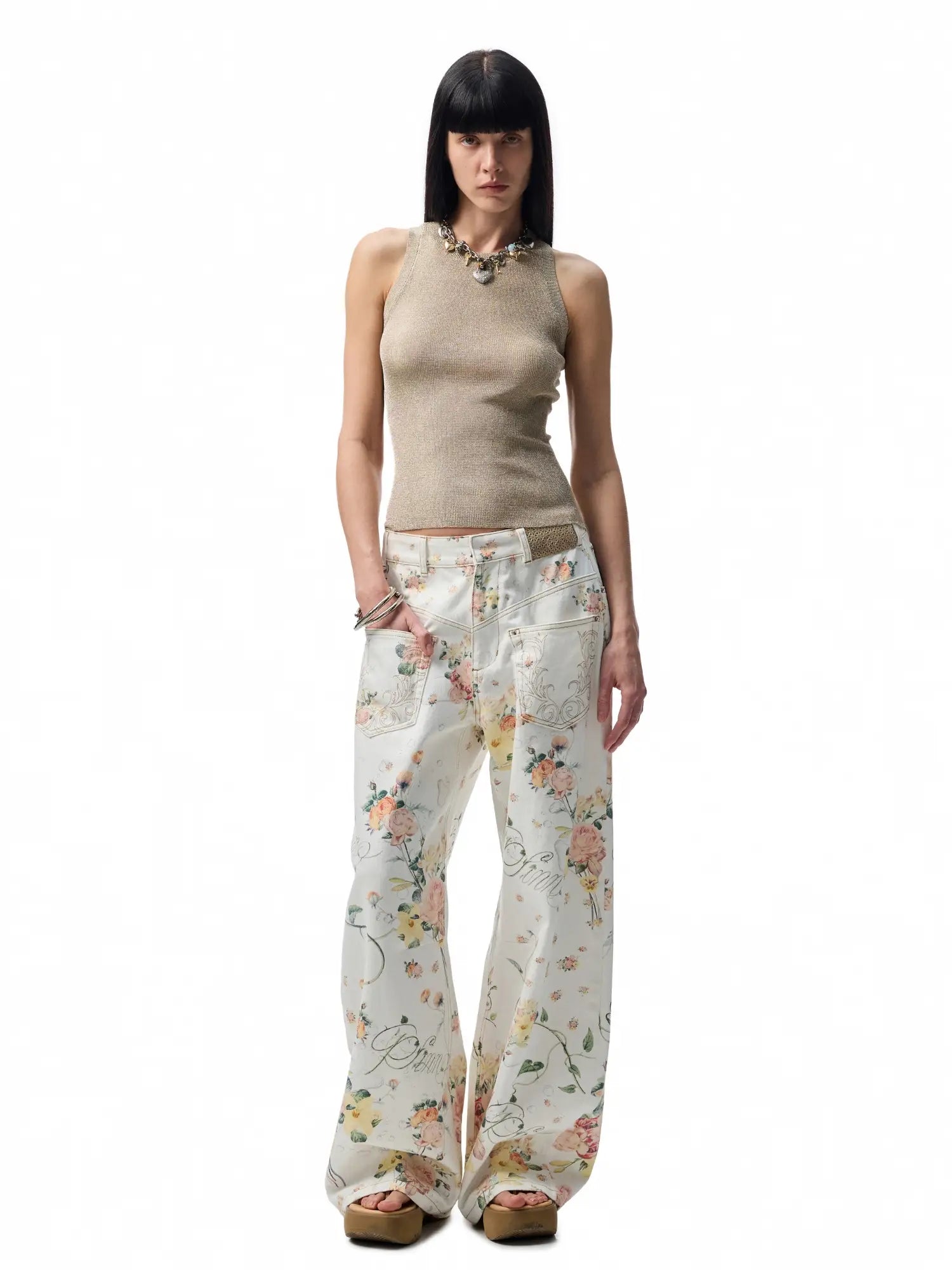 1Jinn Studio Open Back Knit Tank Top | Canton Collective