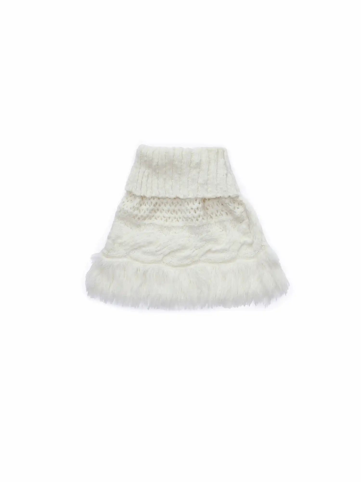 1Jinn Studio Openwork Fur Poncho | Canton Collective