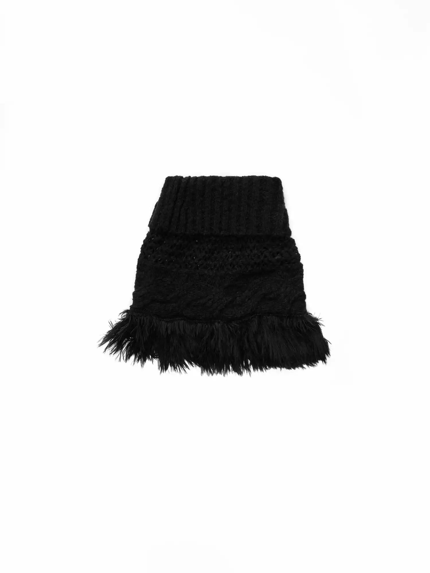 1Jinn Studio Openwork Fur Poncho | Canton Collective