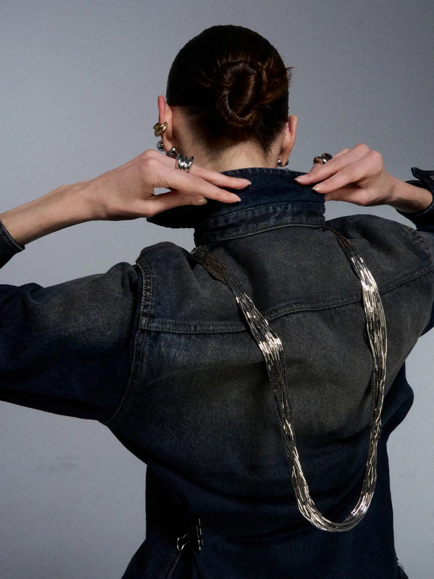 1Jinn M2M Original Silver Tube Necklace | Canton Collective