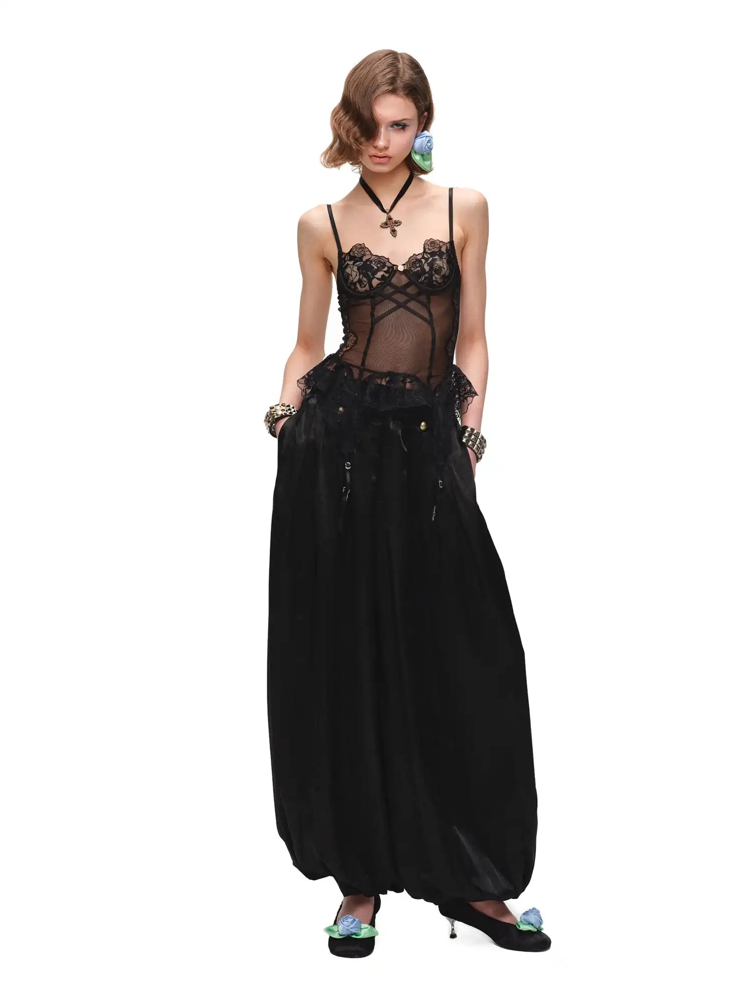 1Jinn Studio Oversized Acetate Satin Balloon Pants | Canton Collective