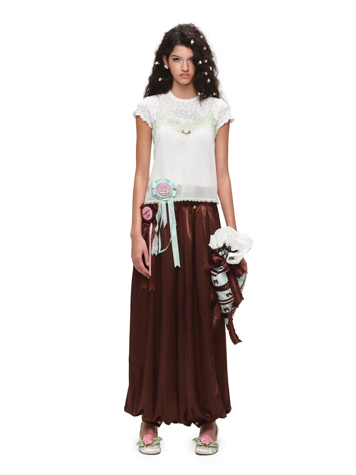 1Jinn Studio Oversized Acetate Satin Balloon Pants | Canton Collective